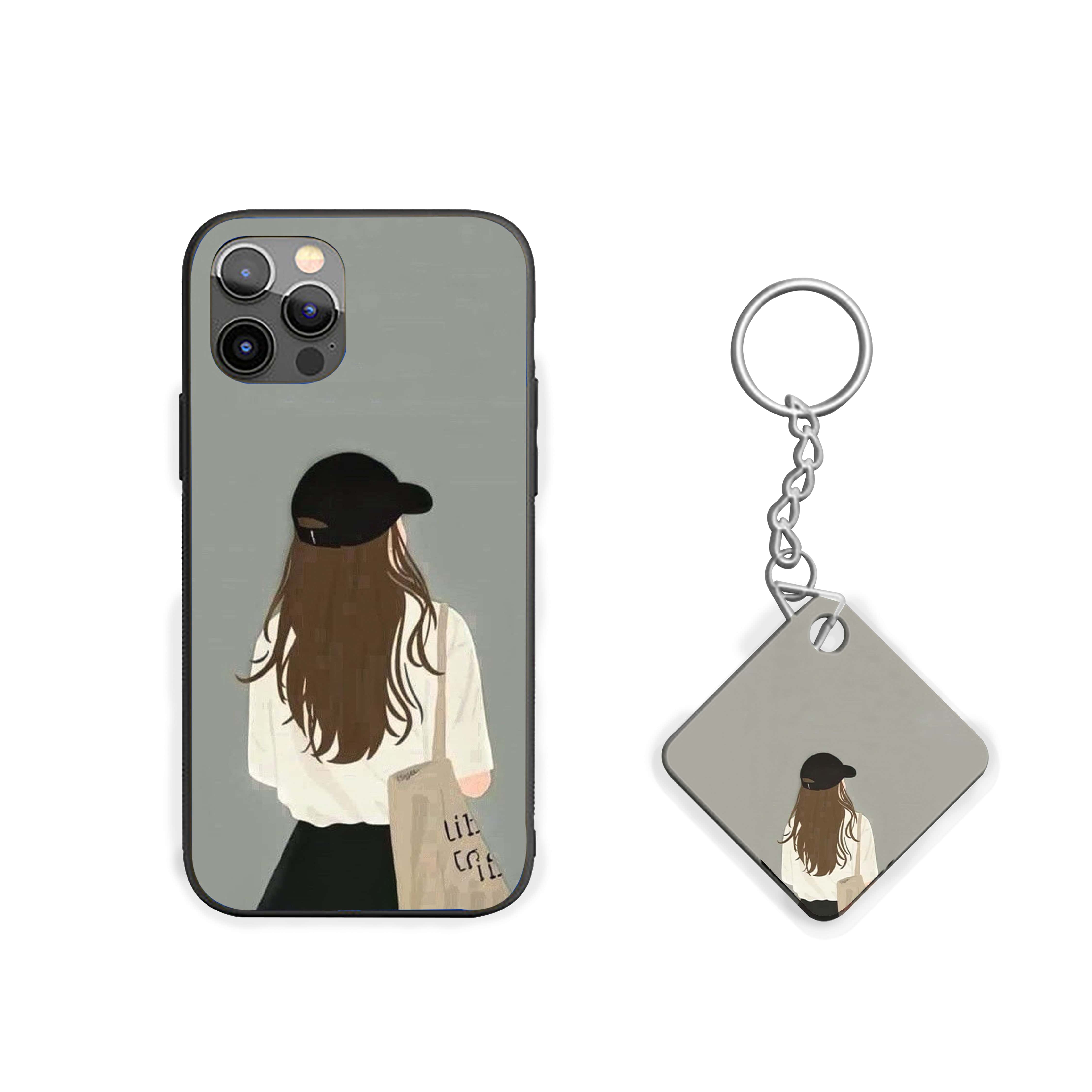 Girl In Black Cap Girls Silicone Armored Phone Case