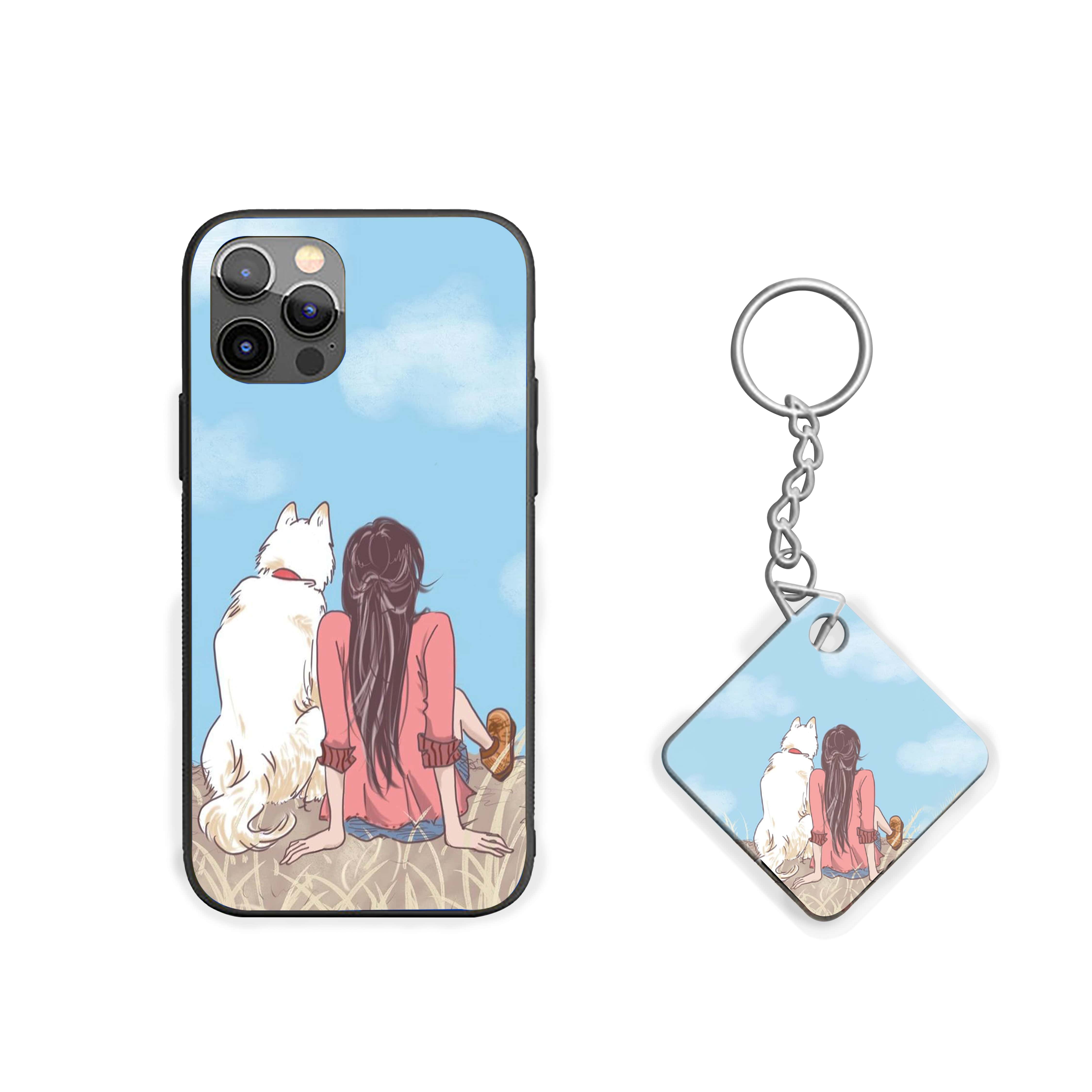 Girl With A Pet Girls Silicone Armored Phone Case