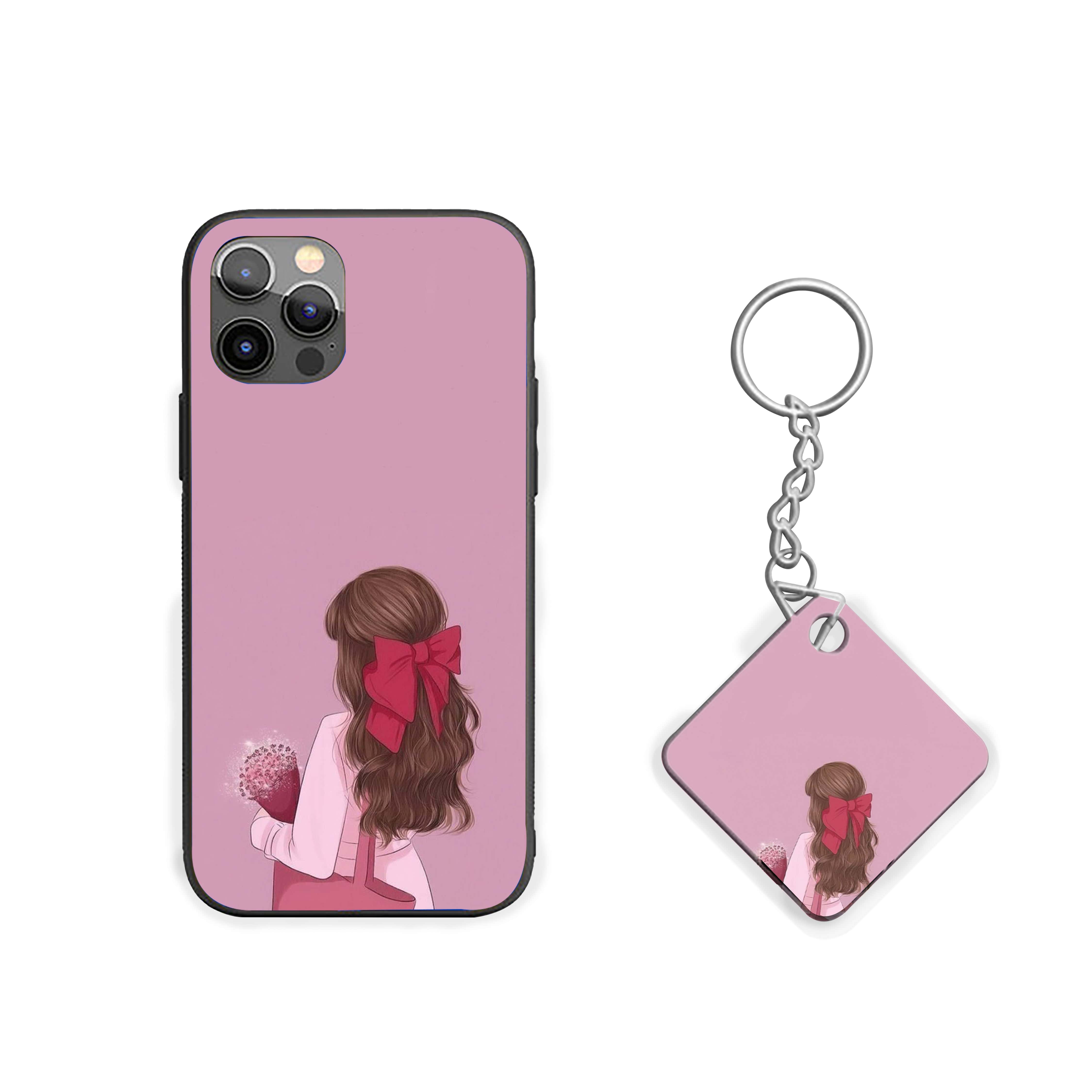 Girl With A Flower Booke Girls Silicone Armored Phone Case