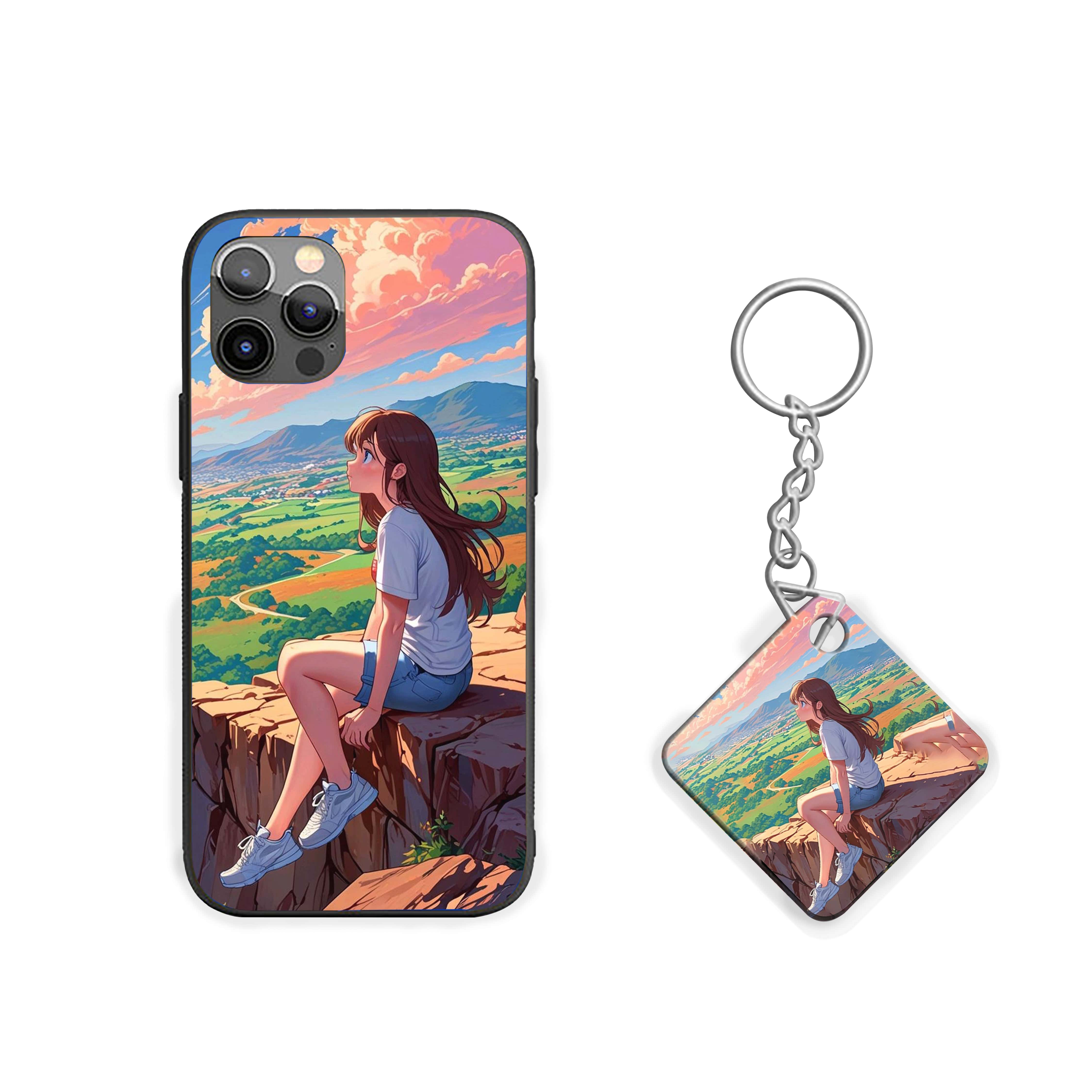 Alone Girl Silicone Armored Phone Case