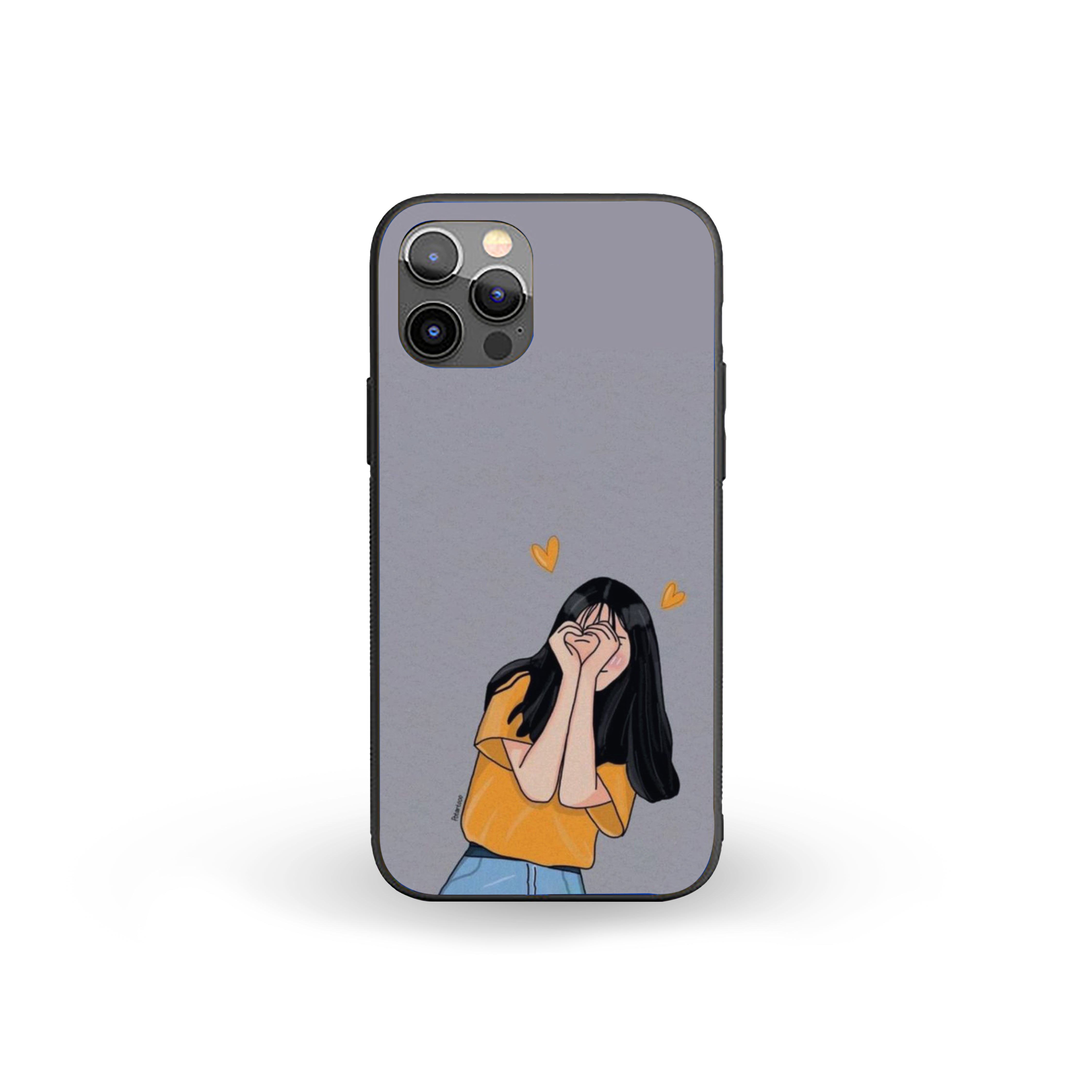 Girls Spreading love Silicone Armored Phone Case