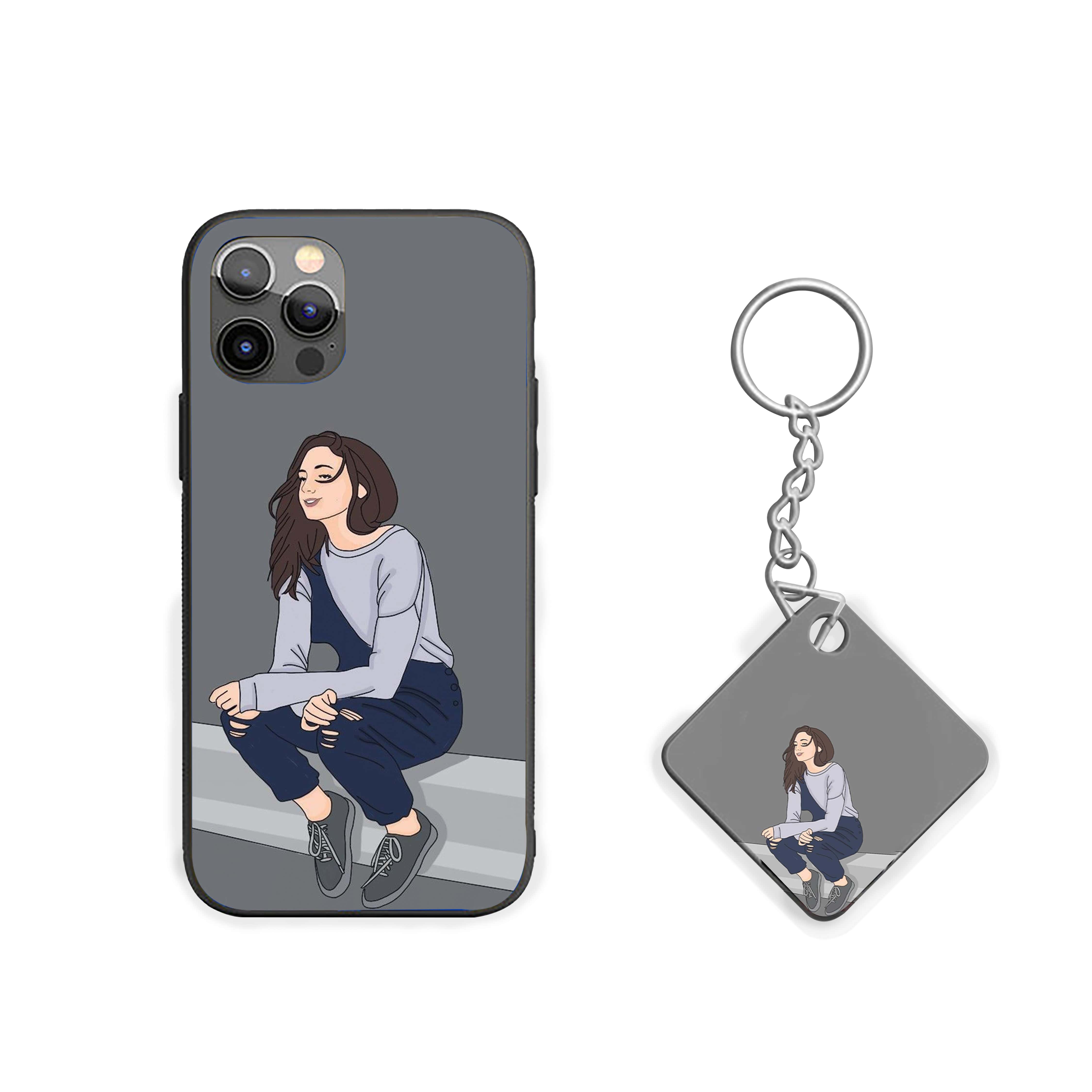 Smiling Girl Silicone Armored Phone Case
