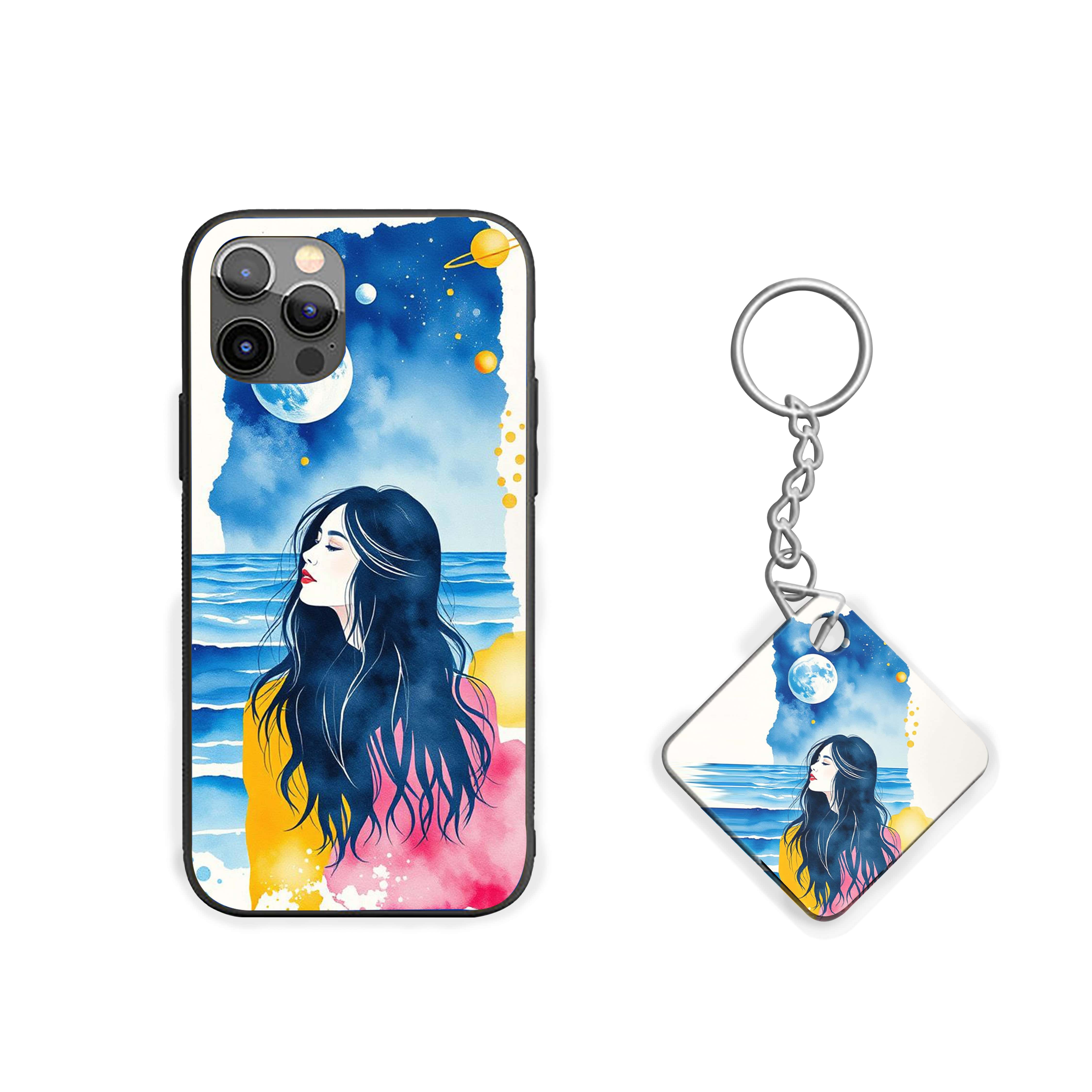 Girl In A Peaceful Atmosphere Silicone Armored Phone Case