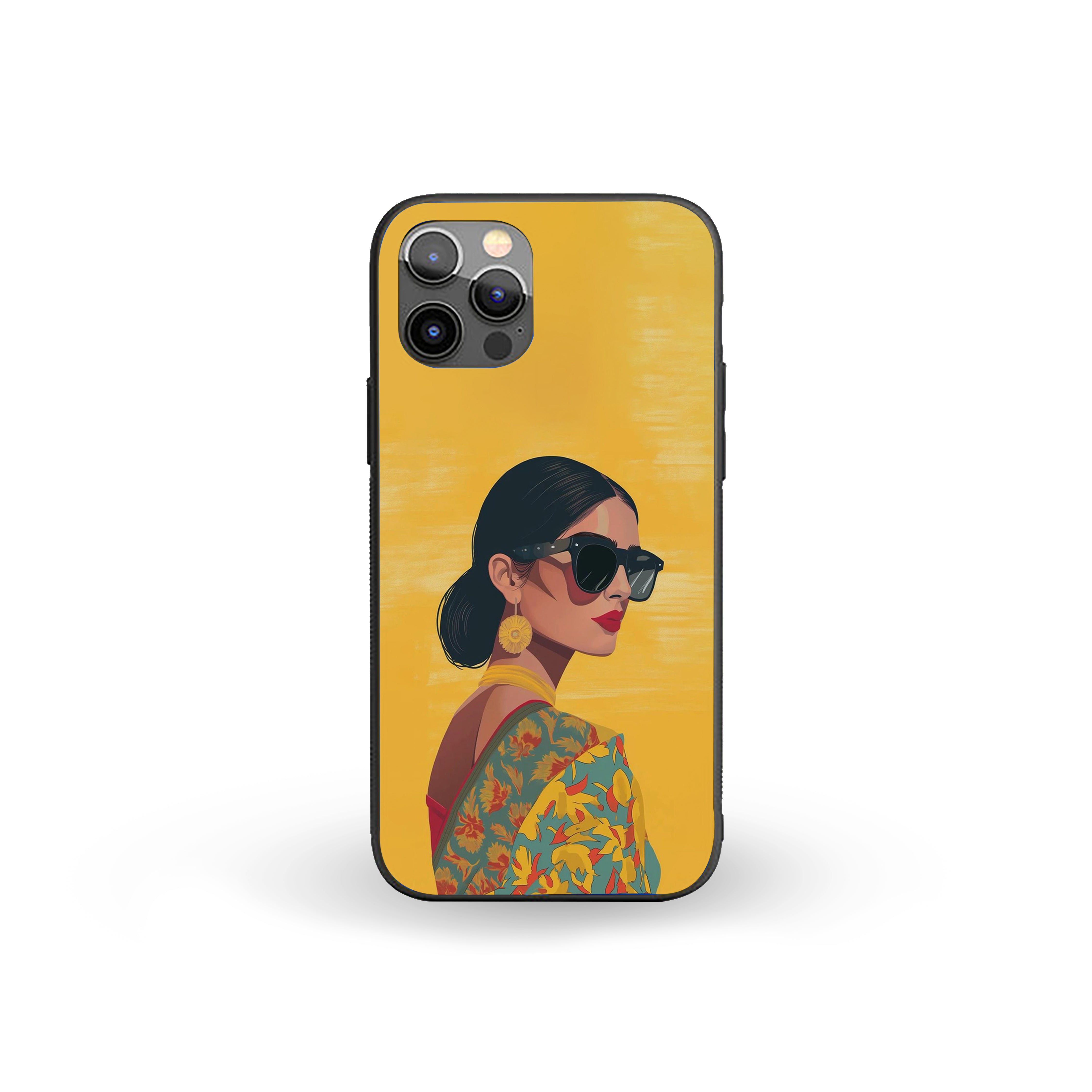 Girl Modern And Artistic Look Silicone Armored Phone Case