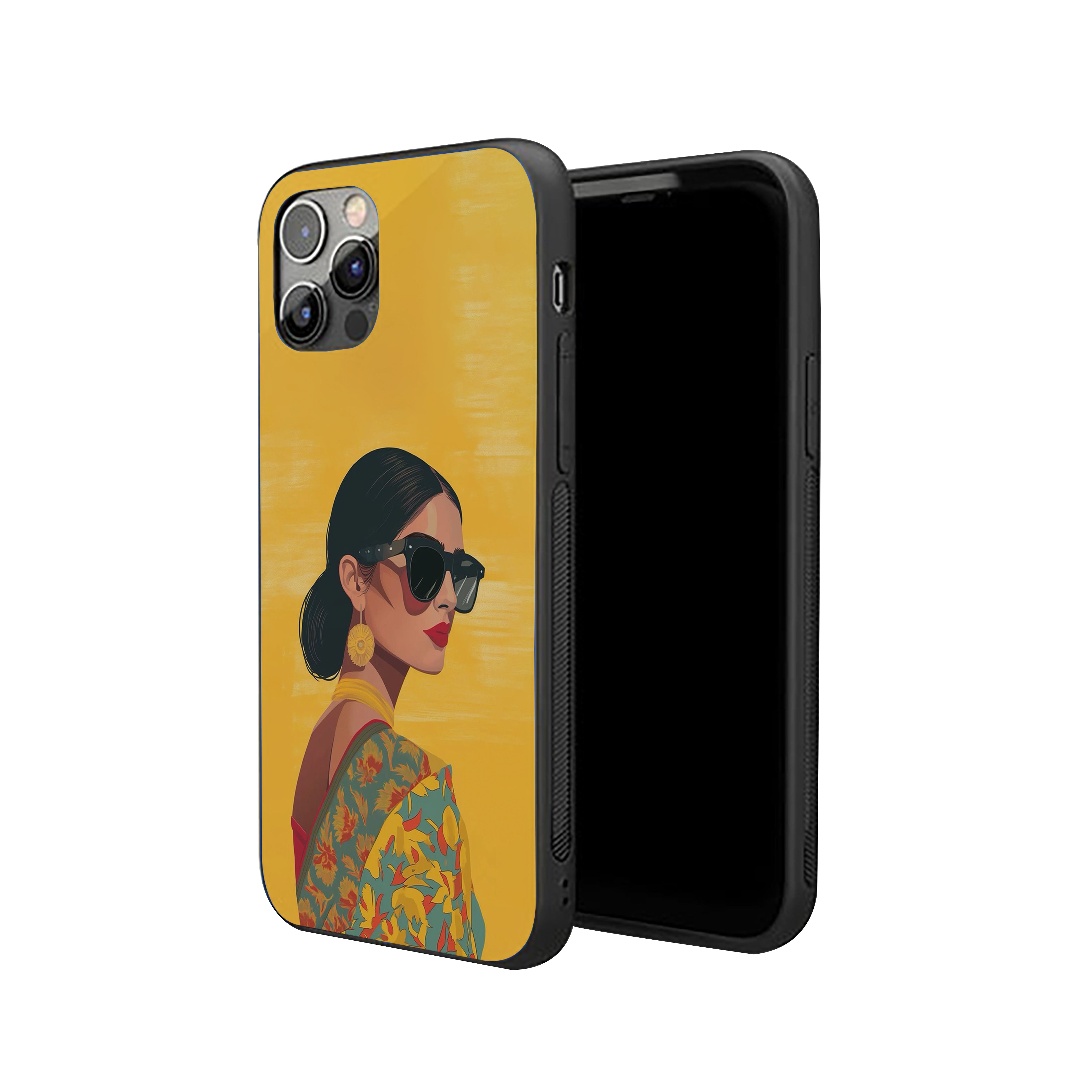 Girl Modern And Artistic Look Silicone Armored Phone Case