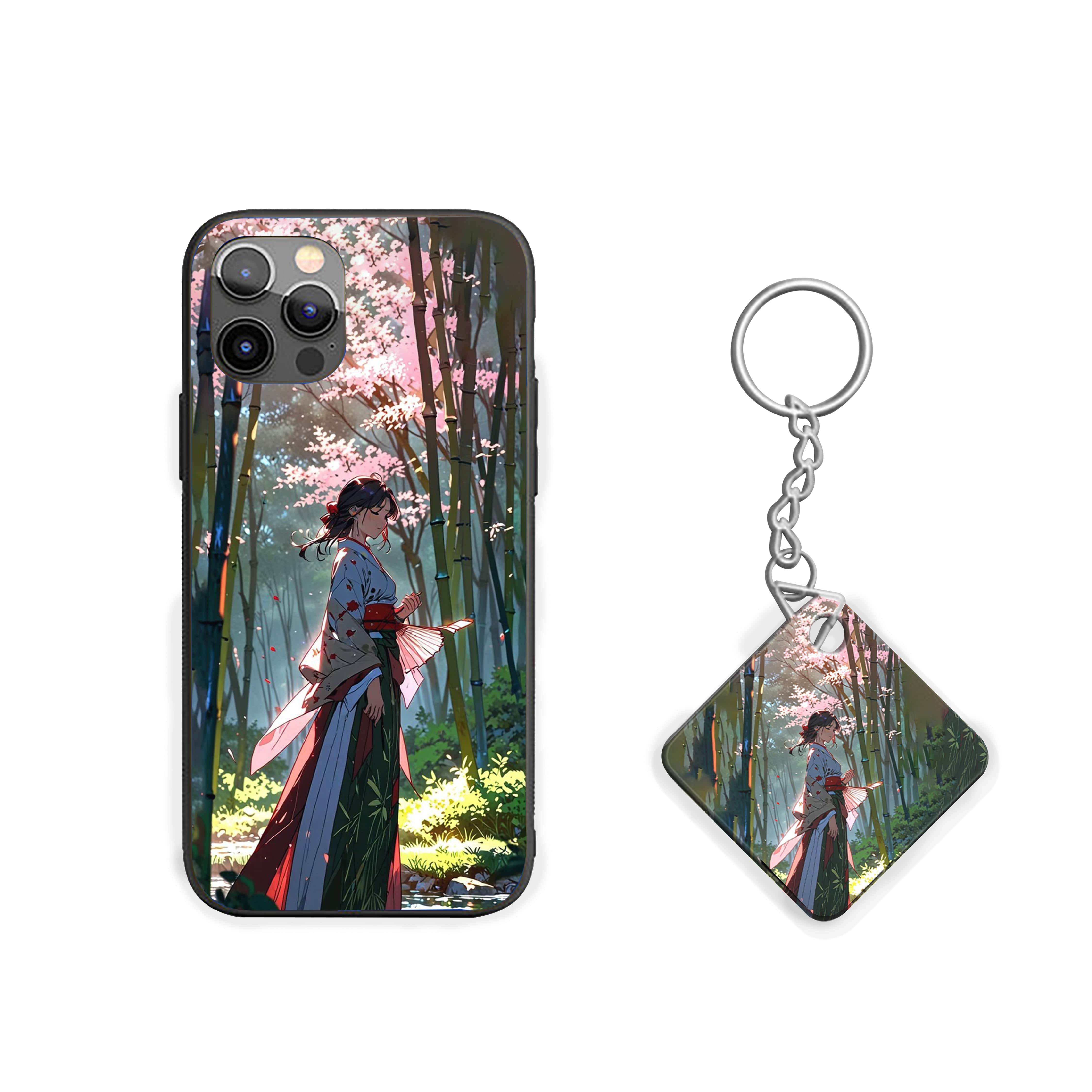 Bamboo Forest Girls Silicone Armored Phone Case