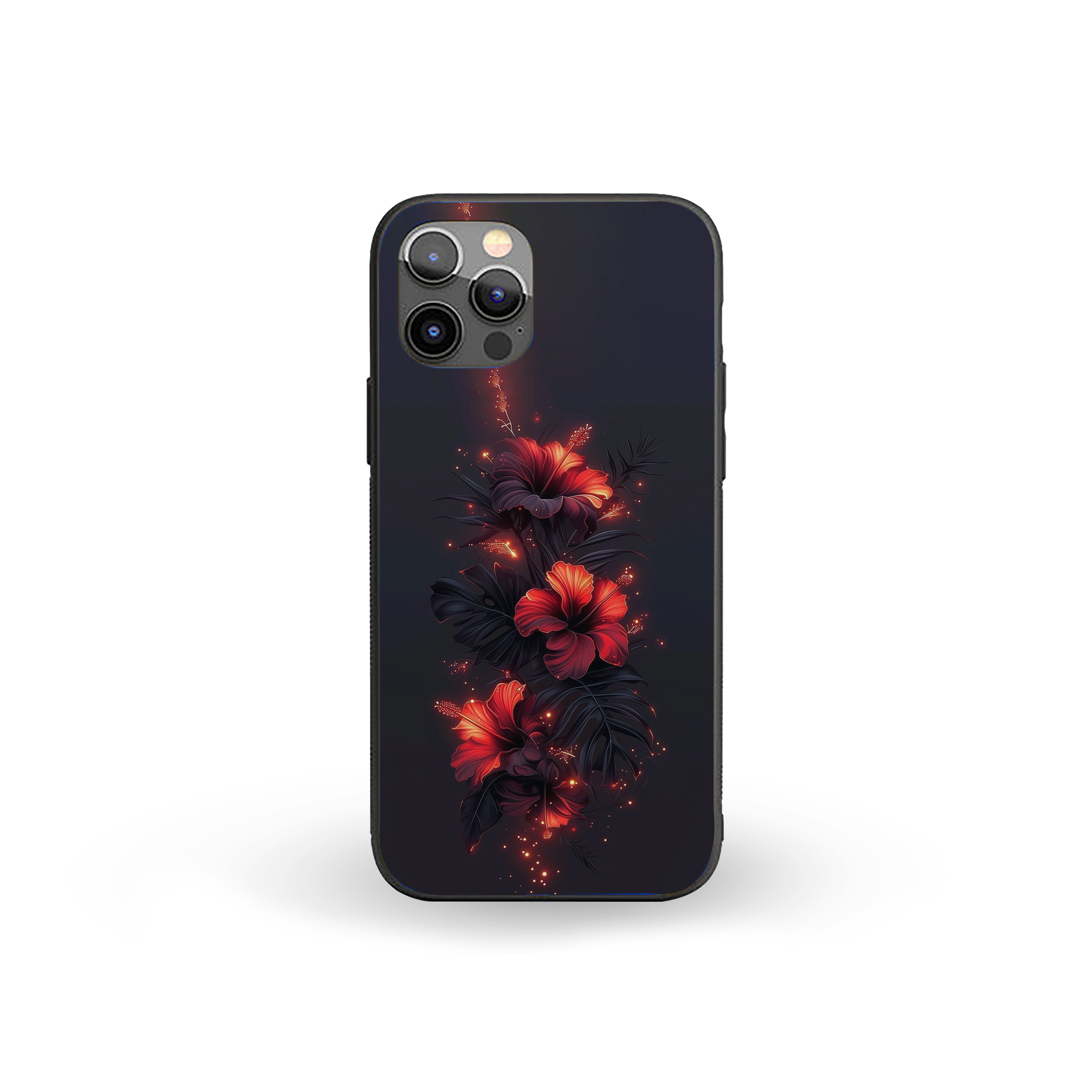 Hibiscus Flowers Girls Silicone Armored Phone Case