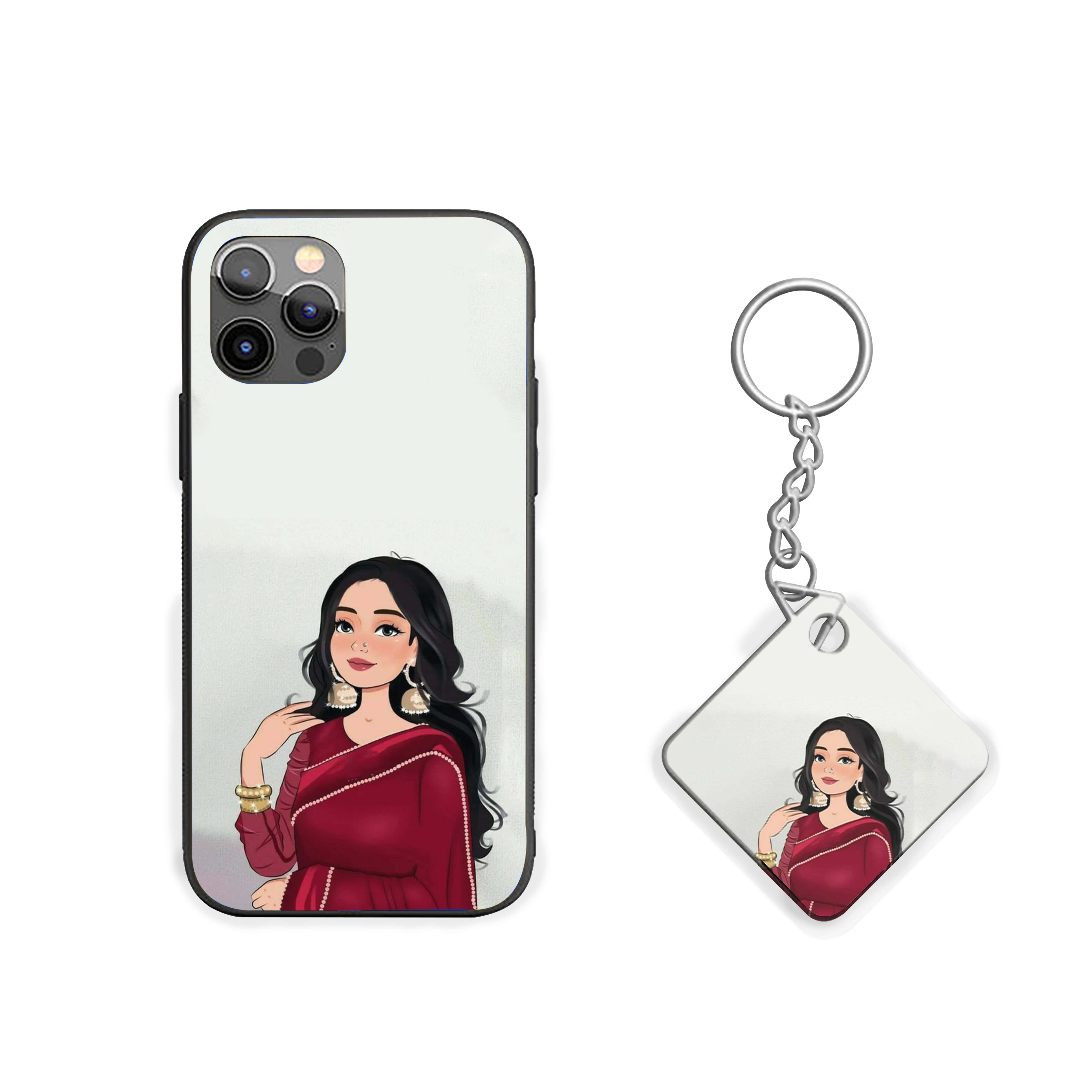 Girls in Red clothes Silicone Armored Phone Case