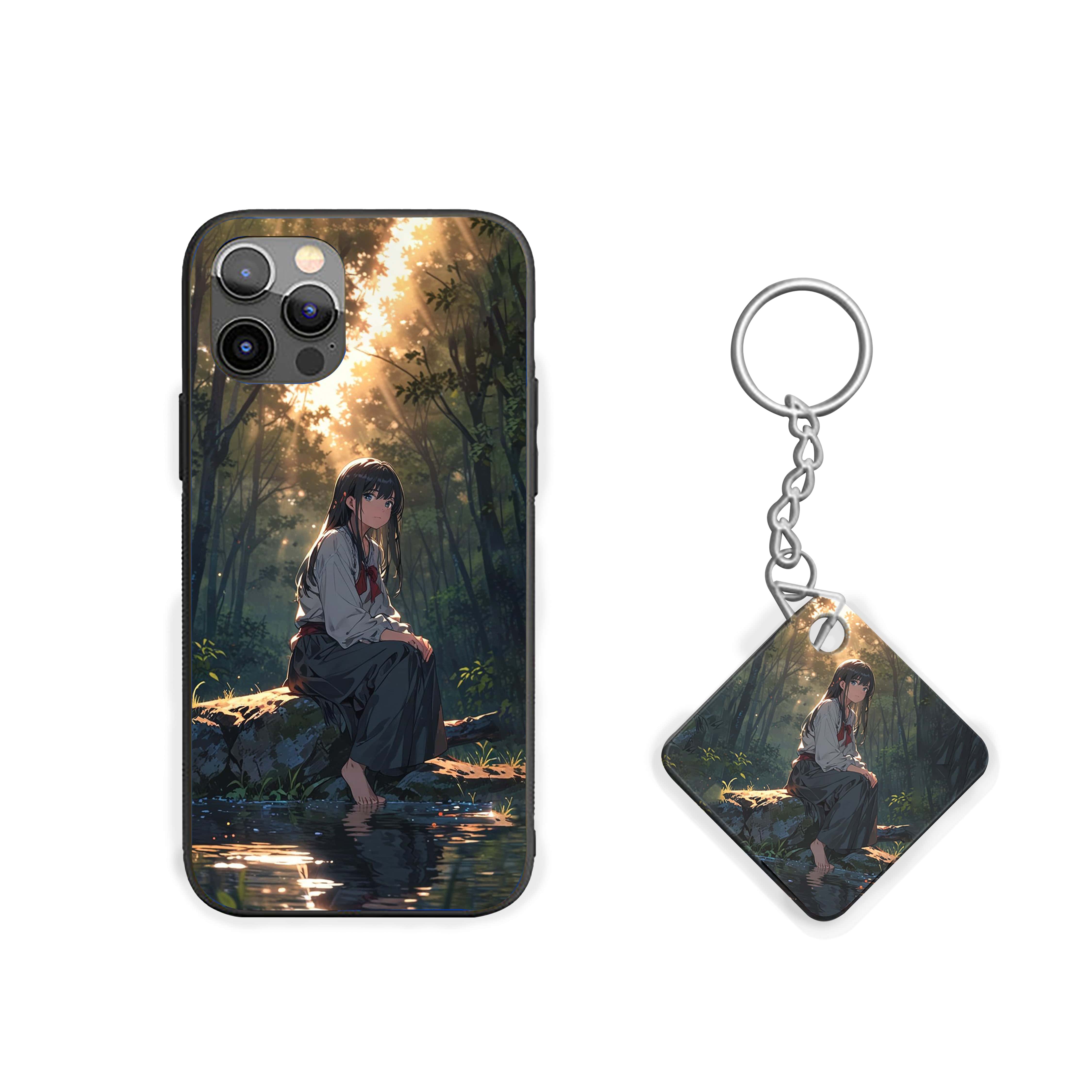 Sad Solo Girl Silicone Armored Phone Case