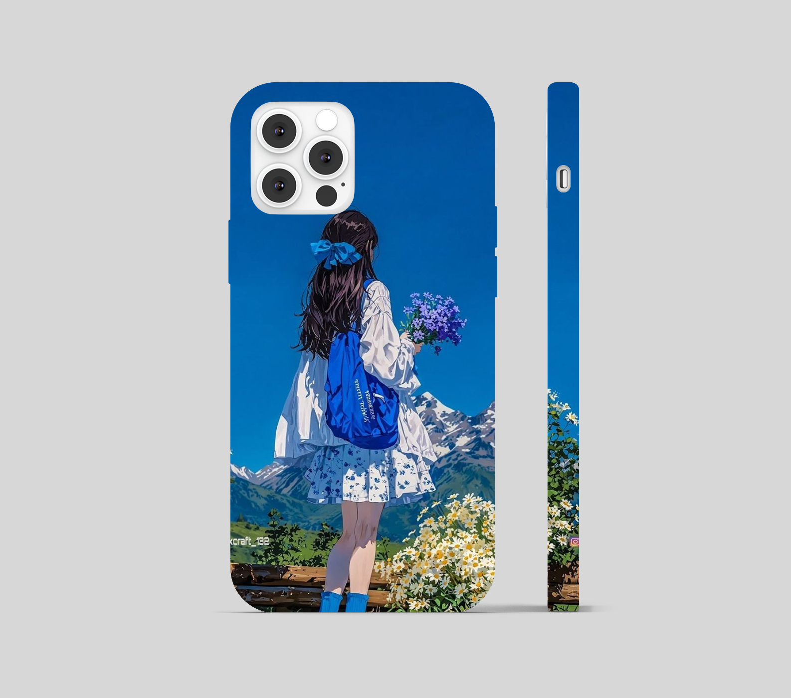 Girl Ghibli Theme Phone Cover