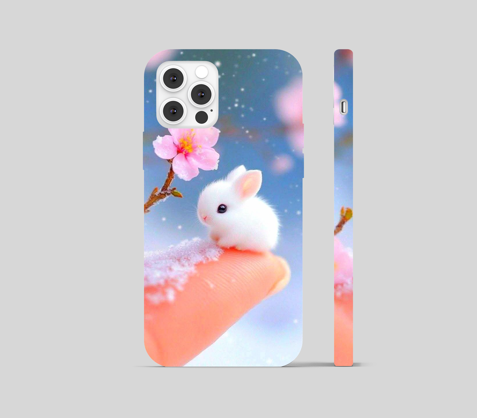 Cute Rabbit Theme Phone Cover