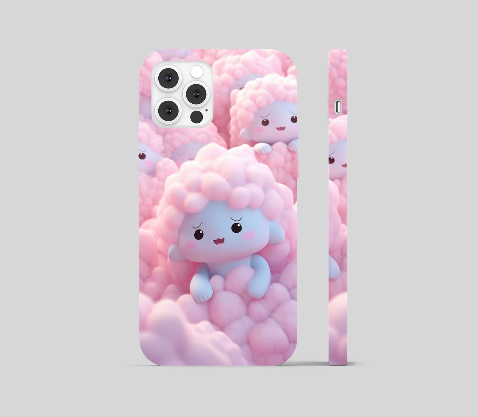 Cute Doll Collage Theme Phone Cover