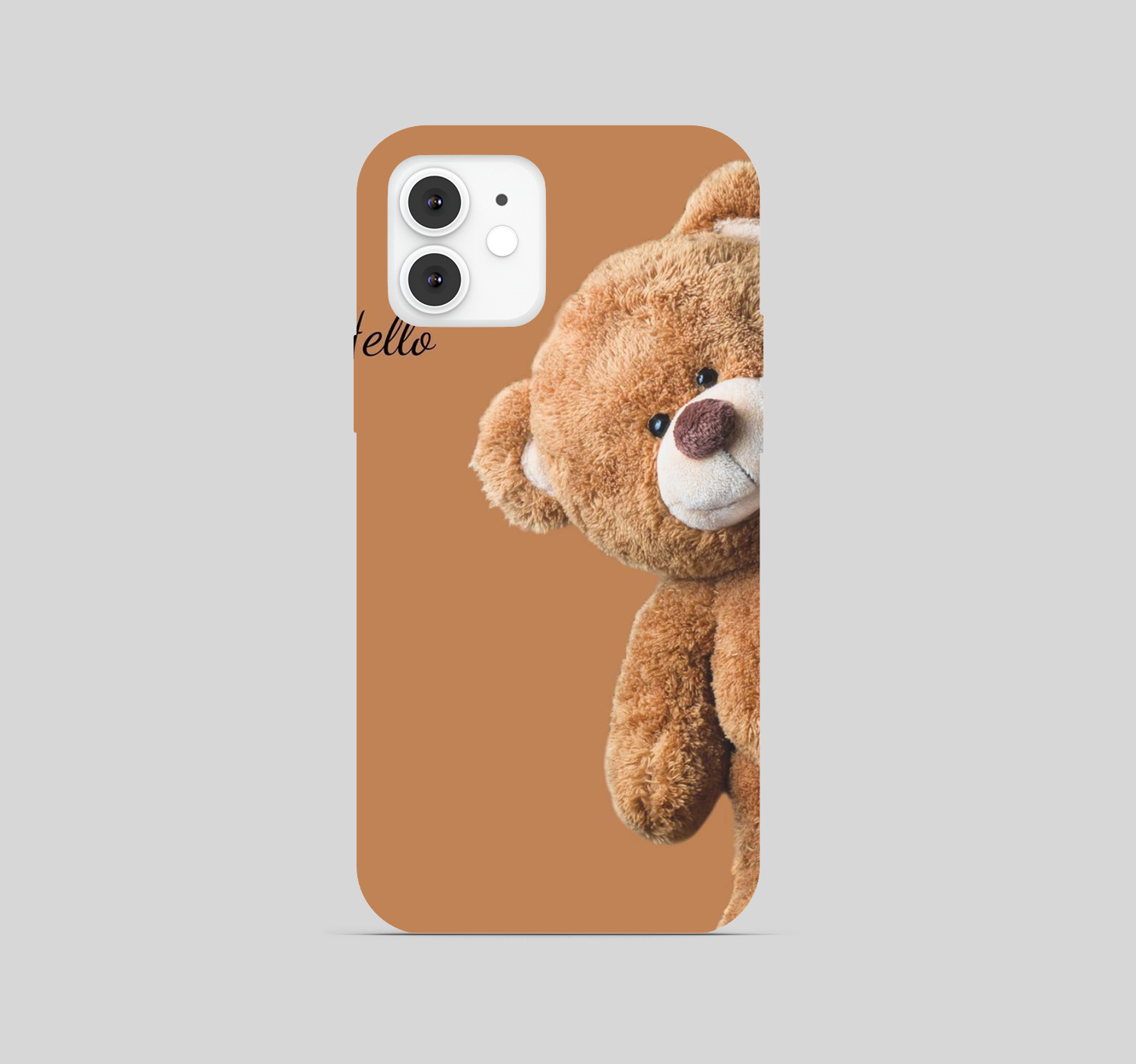 Cute Teddy Theme Phone Cover