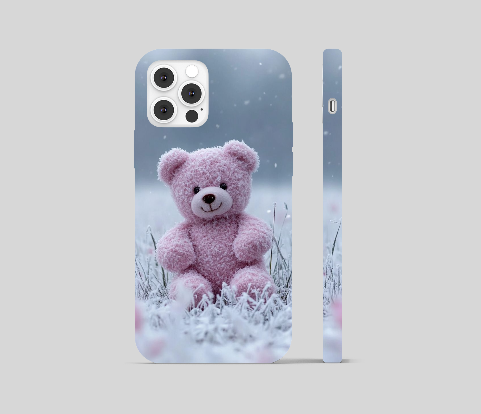 Cute Teddy Theme Phone Cover