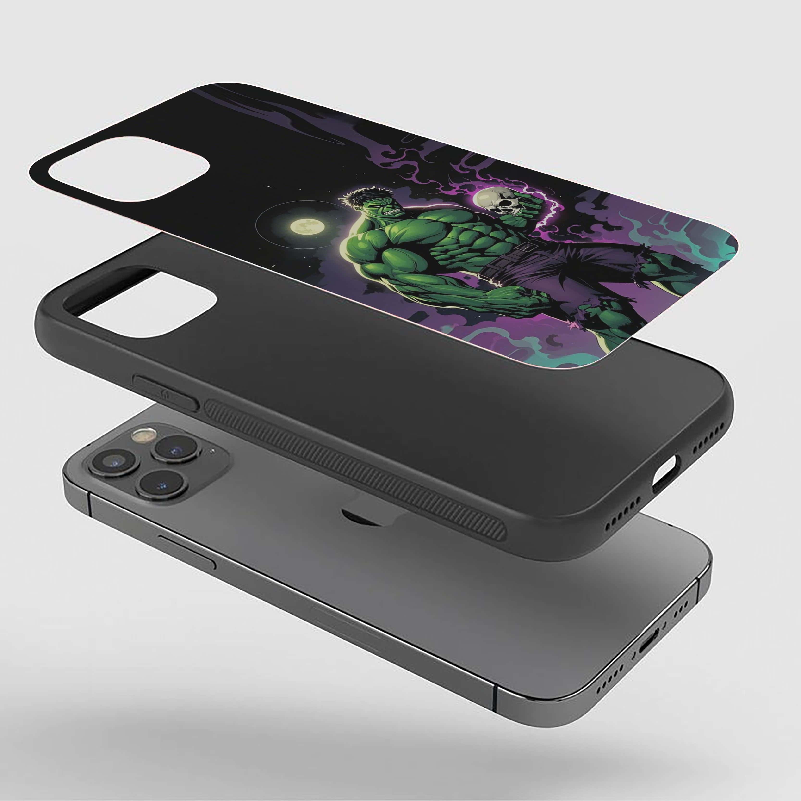 Hulk angry expression Silicone Armored Phone Case