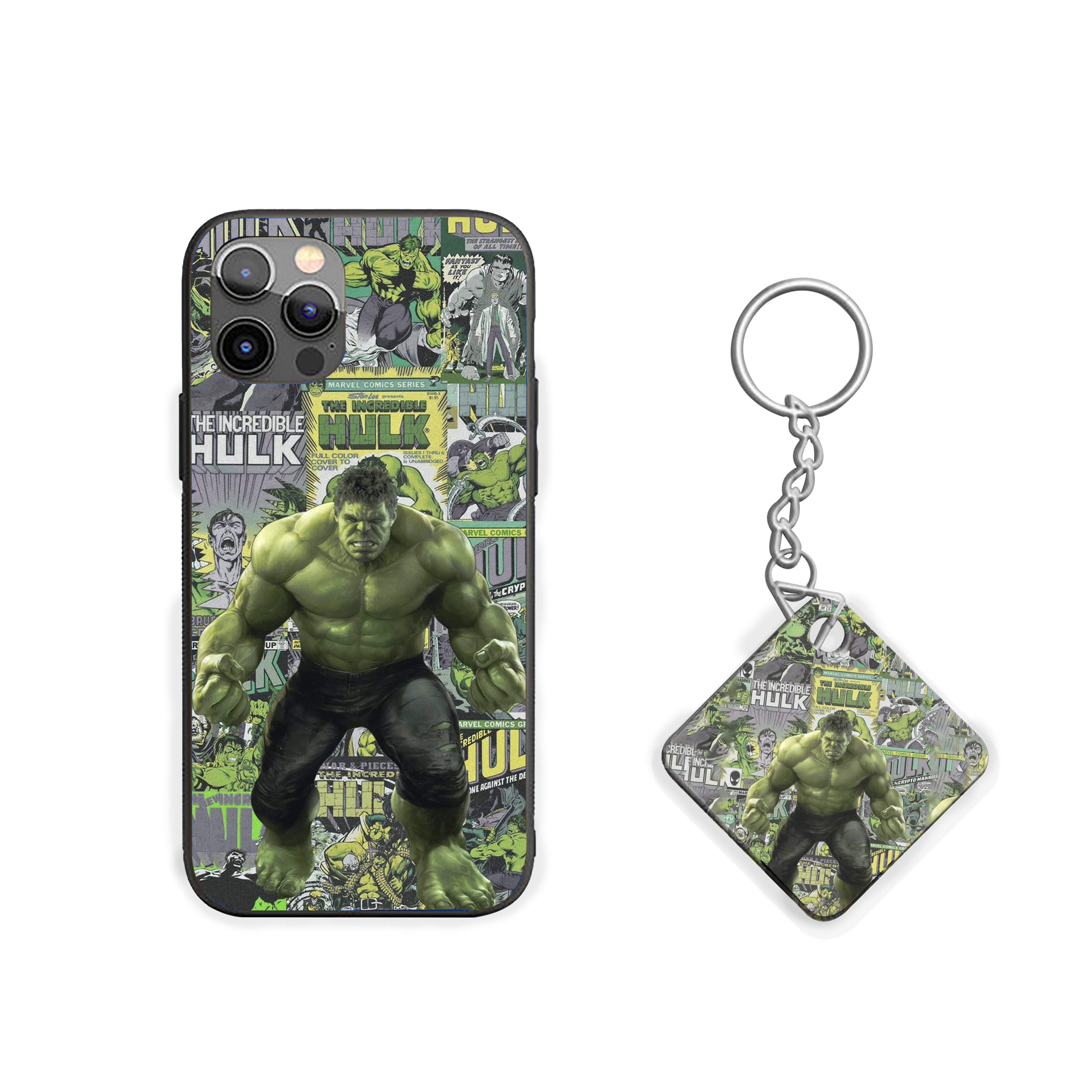 Hulk Scarlet Explosion Silicone Armored Phone Case