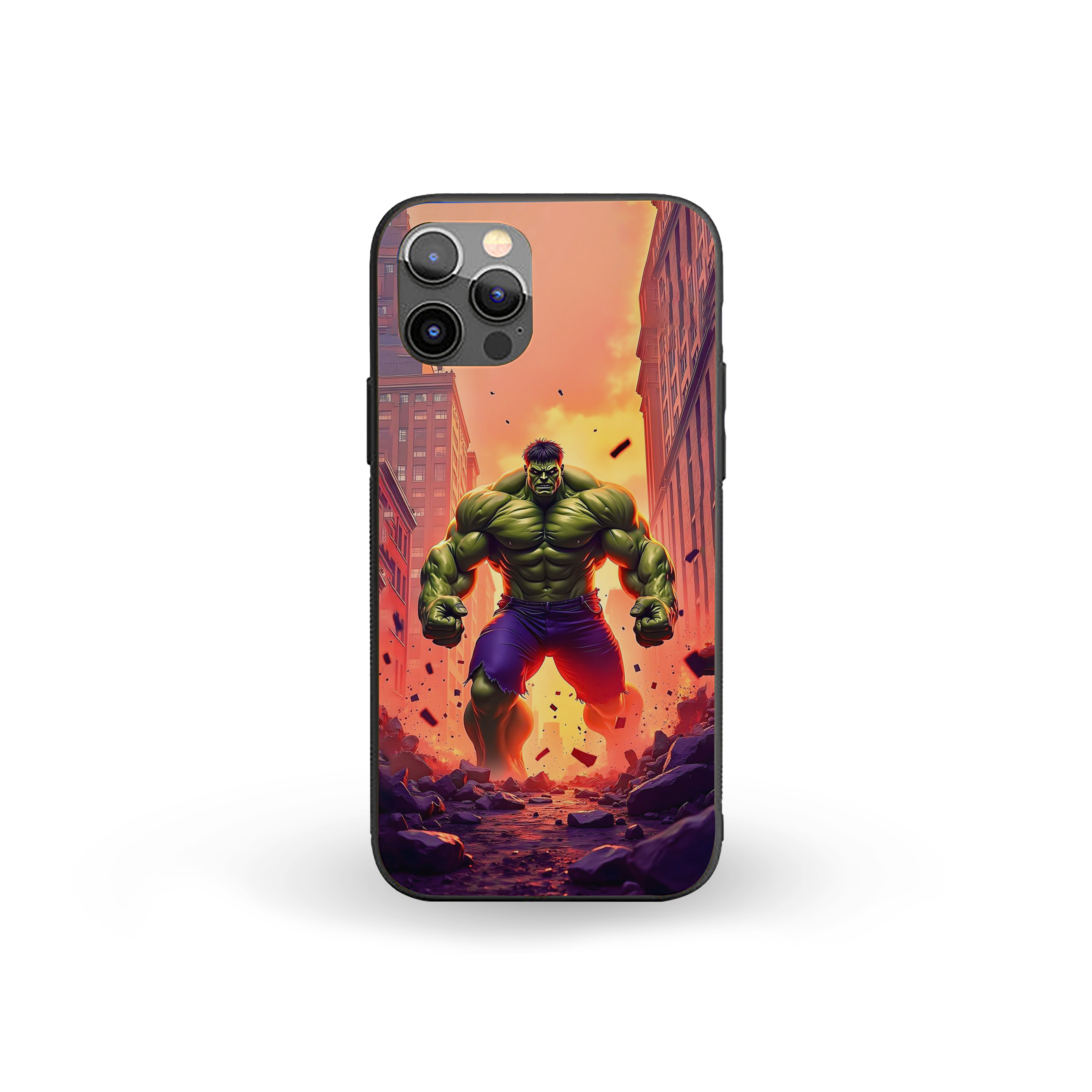 Here Comes Hulk Silicone Armored Phone Case