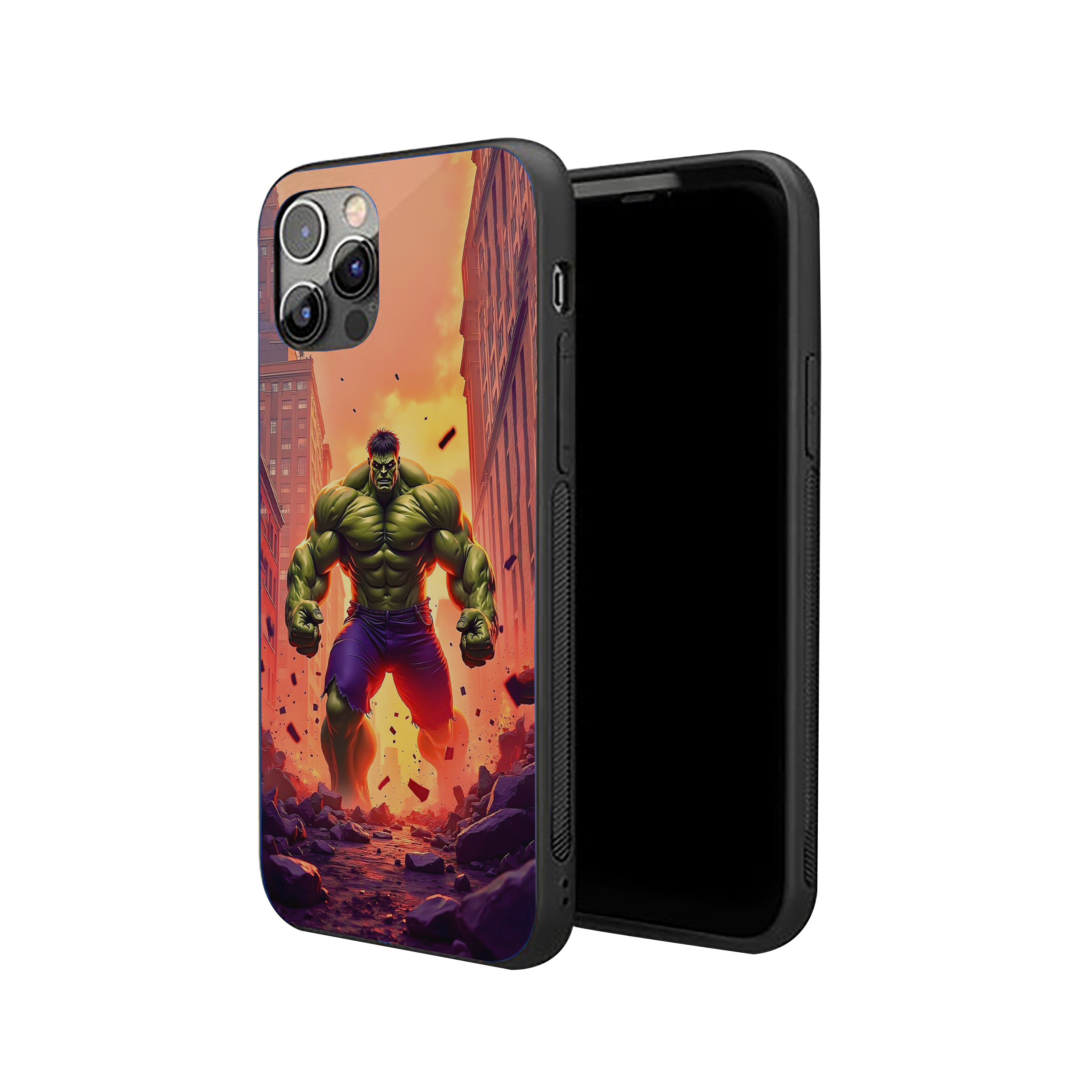 Here Comes Hulk Silicone Armored Phone Case