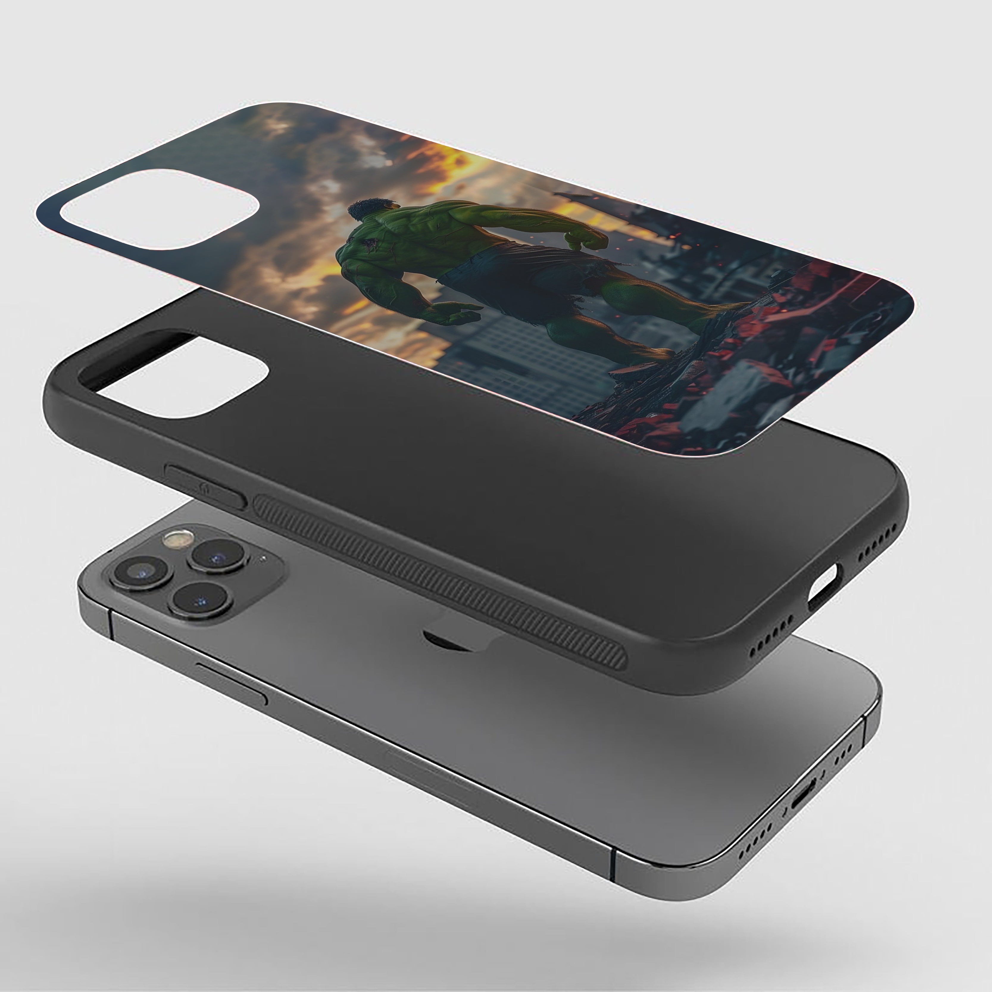 Hulk Breakthrough Silicone Armored Phone Case