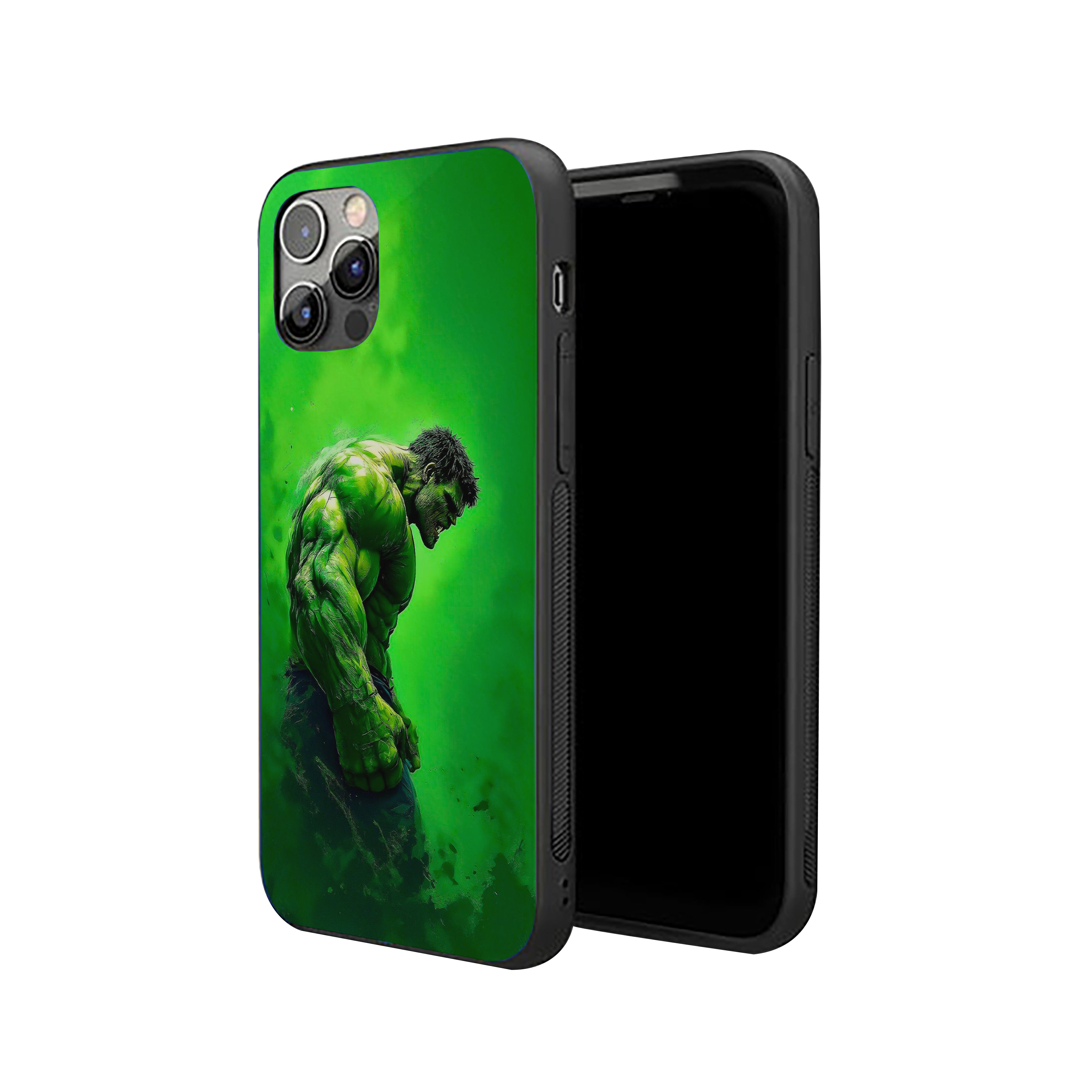 Hulk Green Restraint Silicone Armored Phone Case