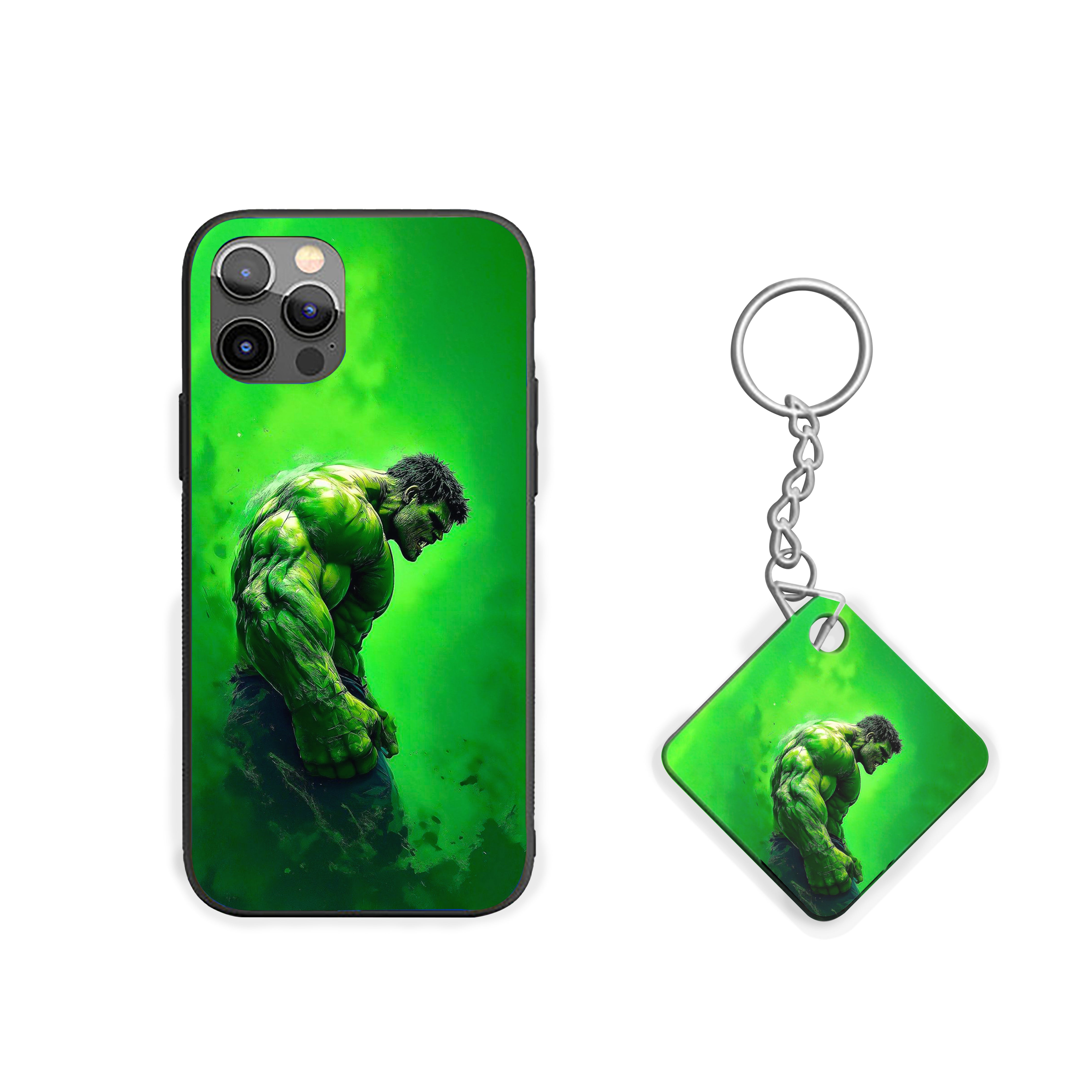 Hulk Green Restraint Silicone Armored Phone Case