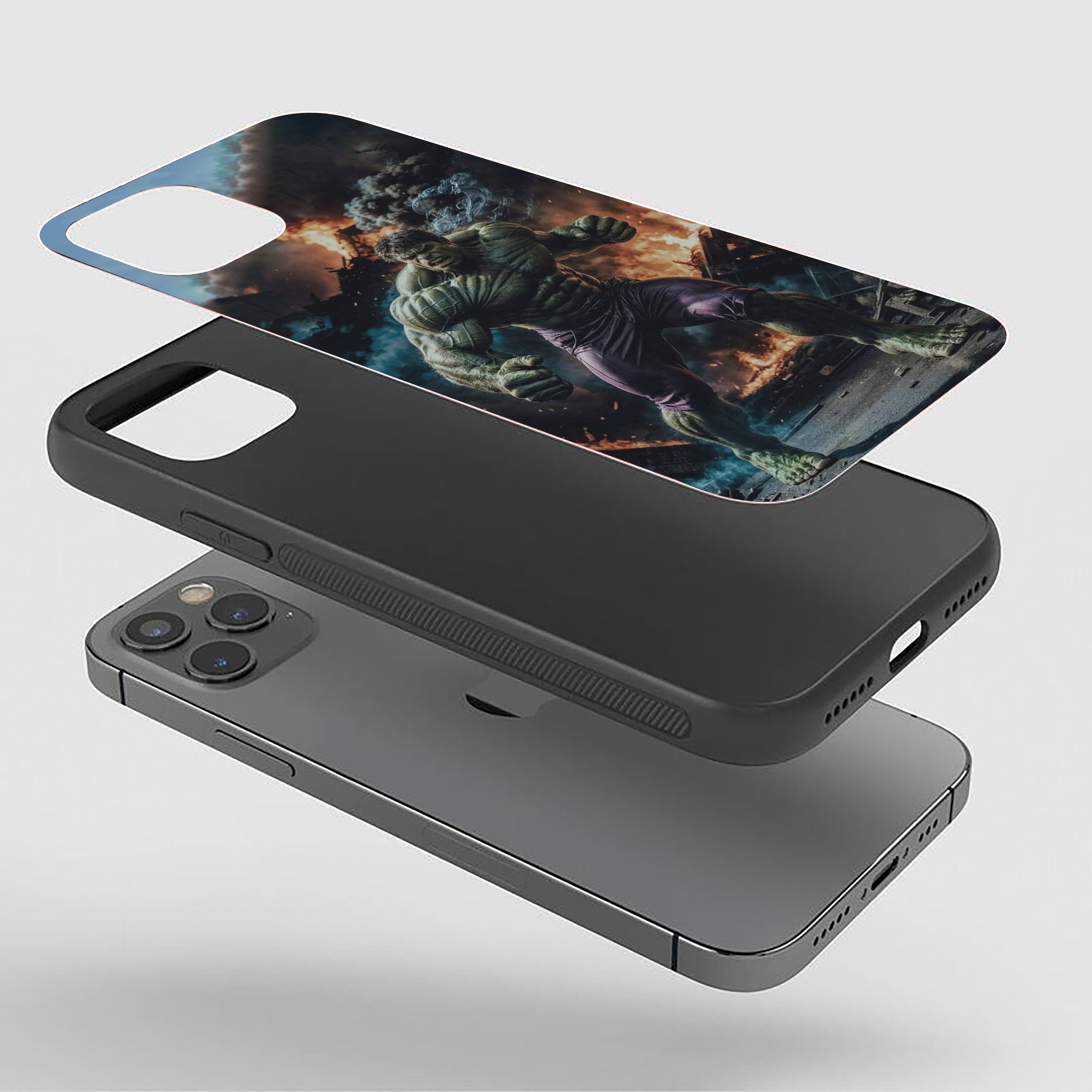 Emerald Focus Hulk Silicone Armored Phone Case