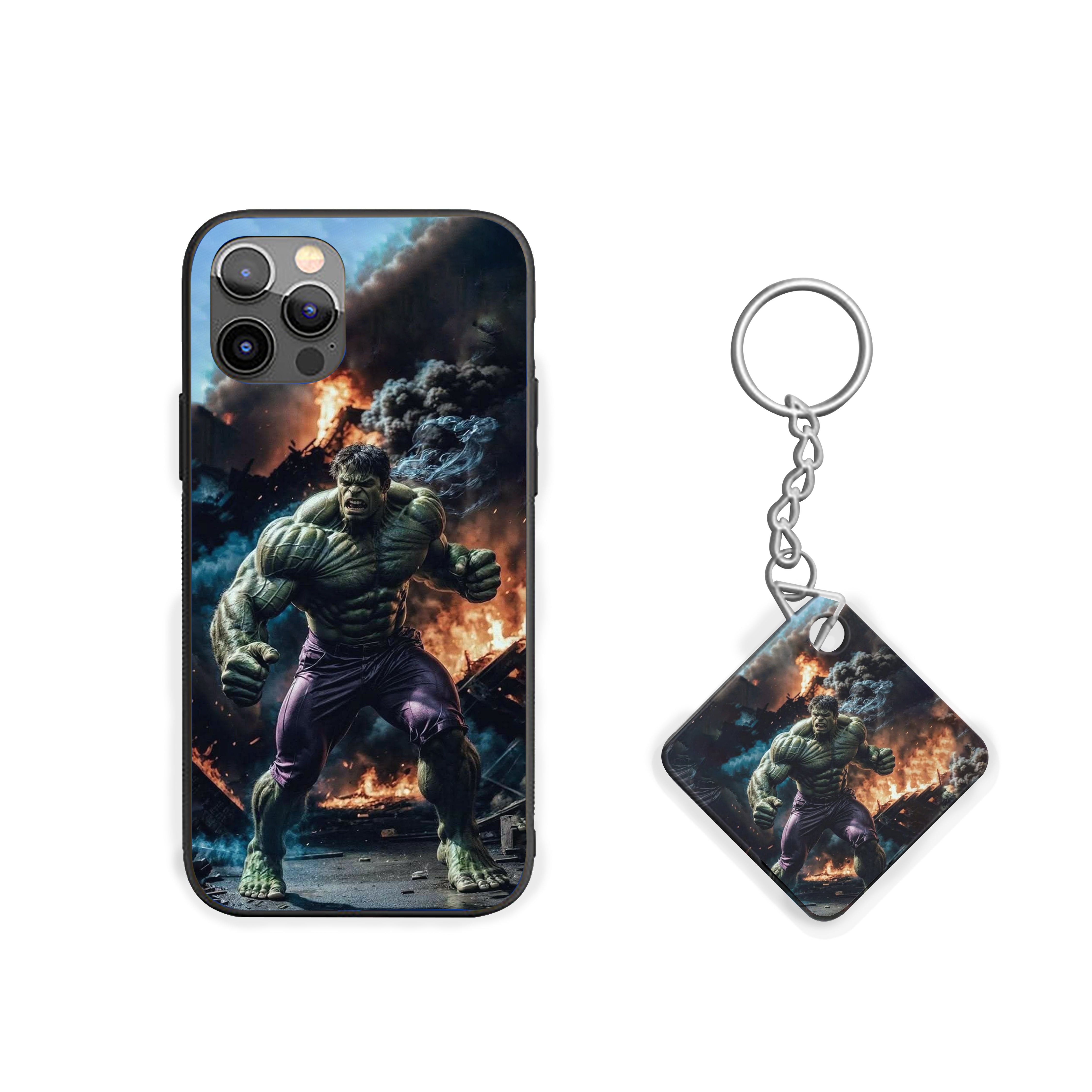 Emerald Focus Hulk Silicone Armored Phone Case