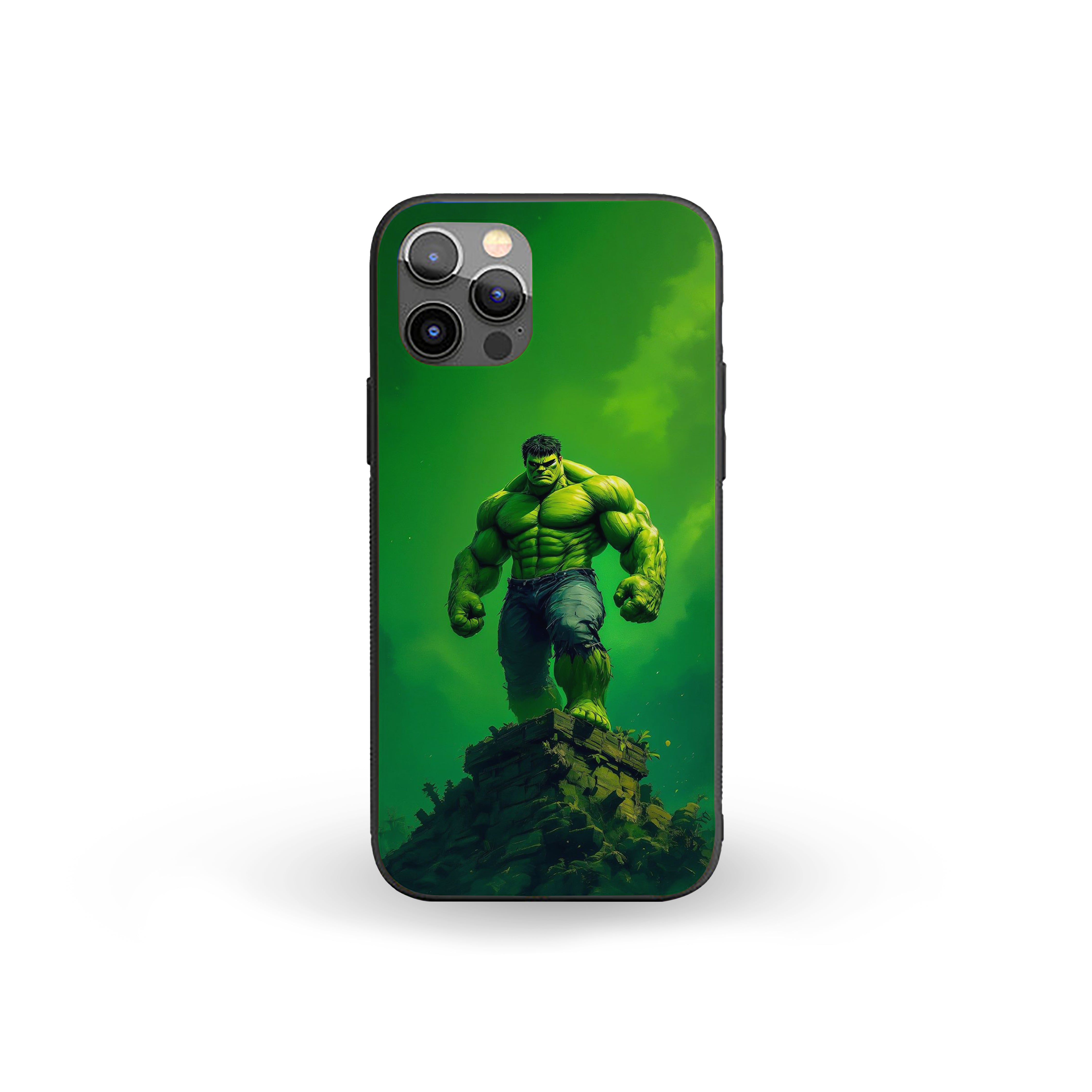 Hulk Green Restraint Silicone Armored Phone Case