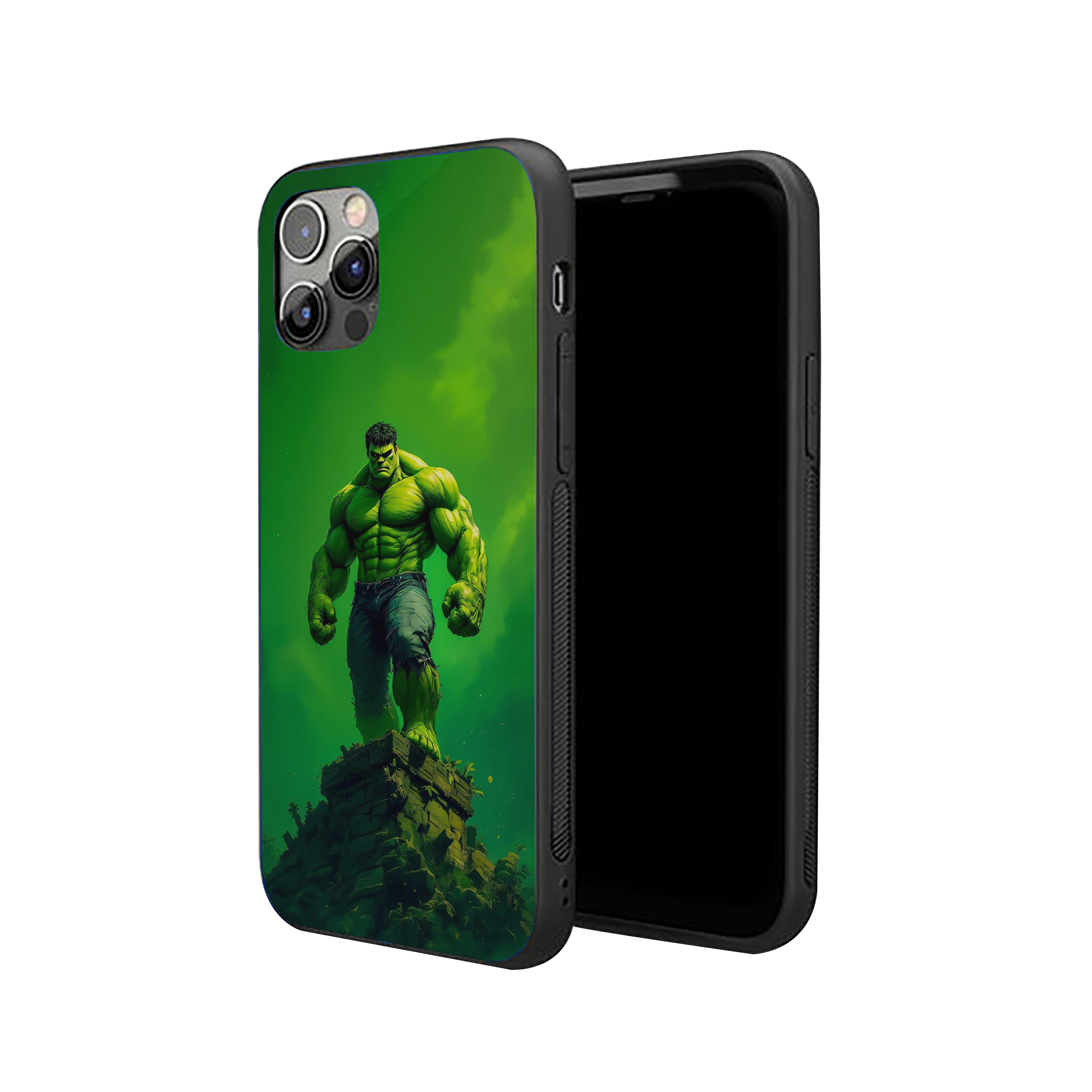 Hulk Green Restraint Silicone Armored Phone Case