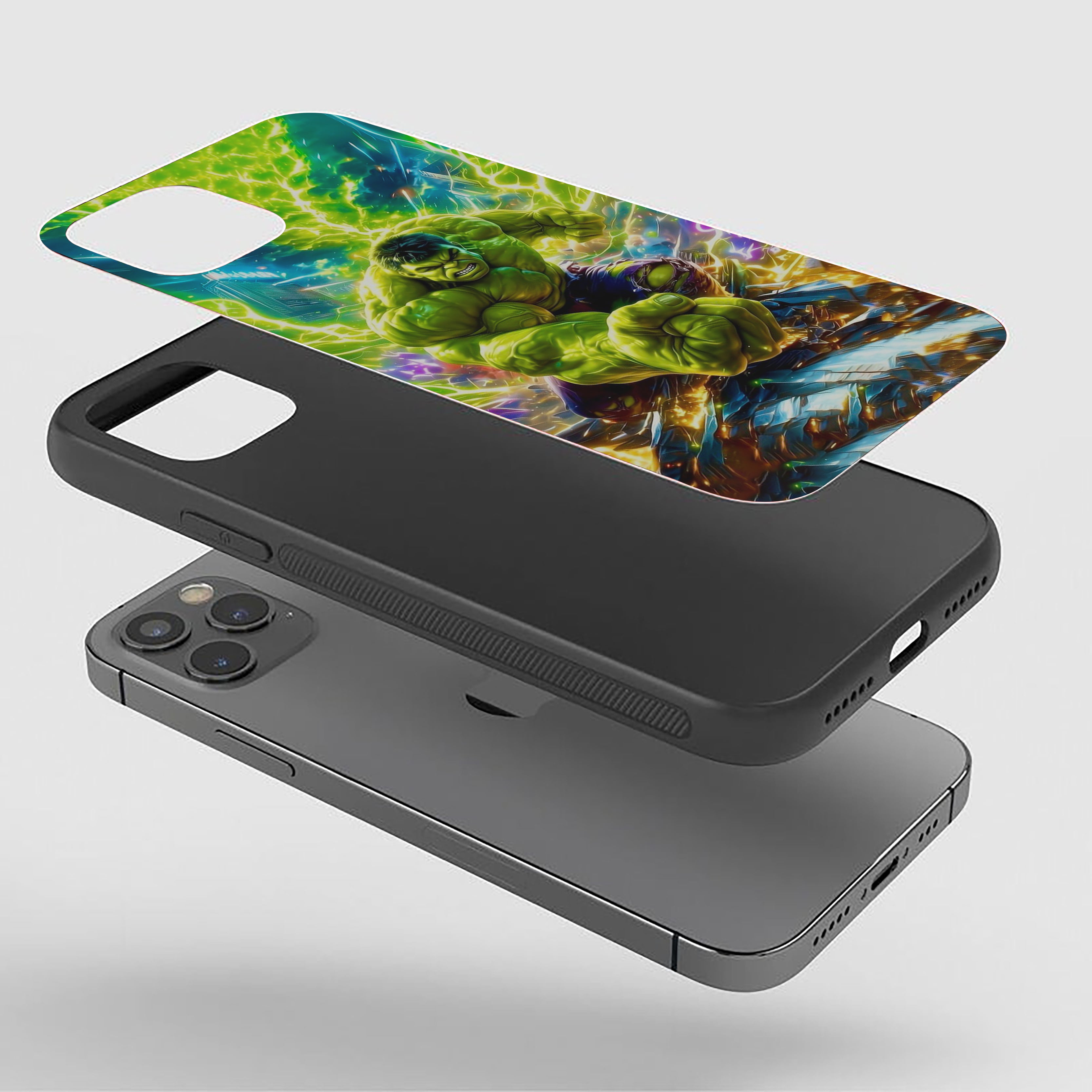 Electro Hulk Silicone Armored Phone Case