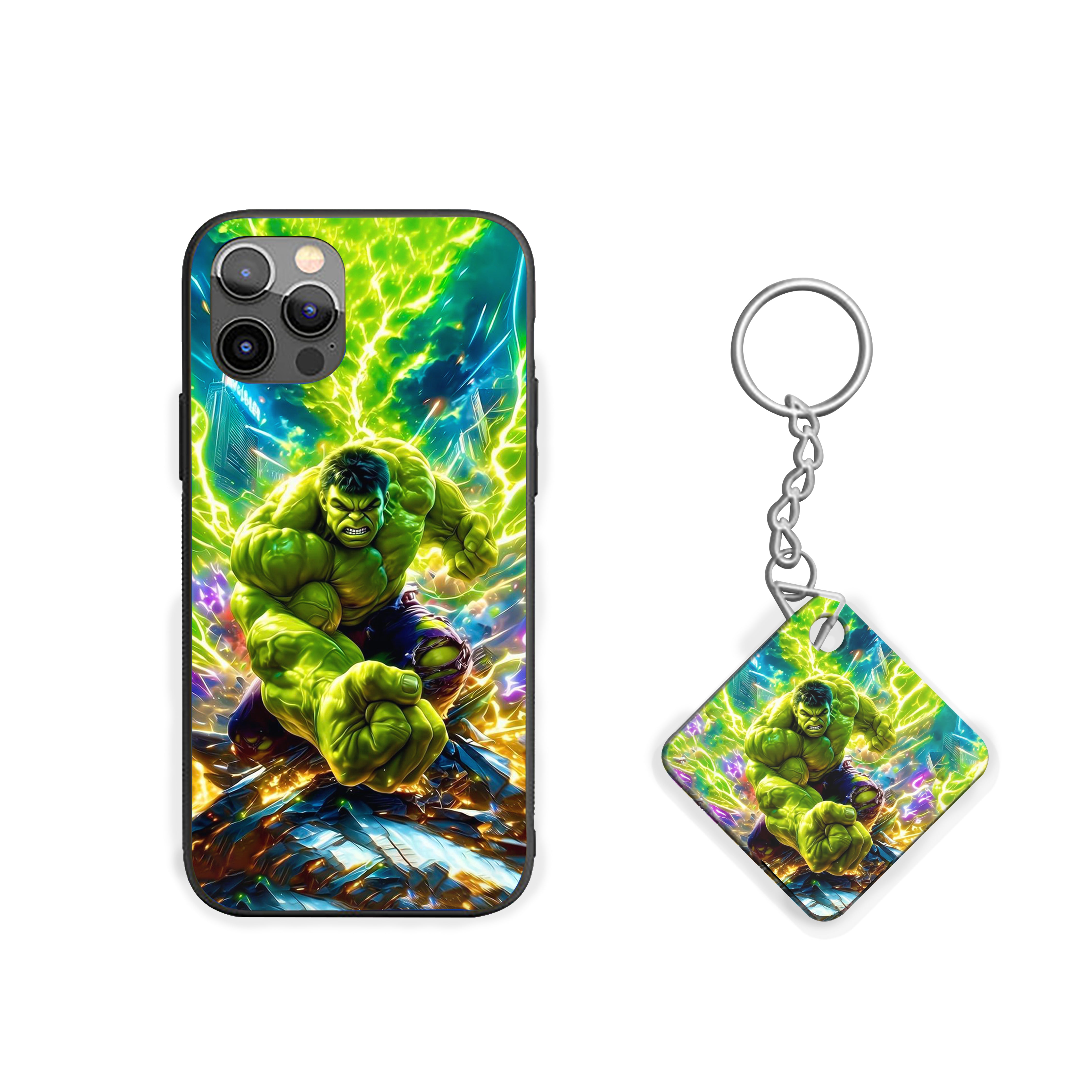 Electro Hulk Silicone Armored Phone Case