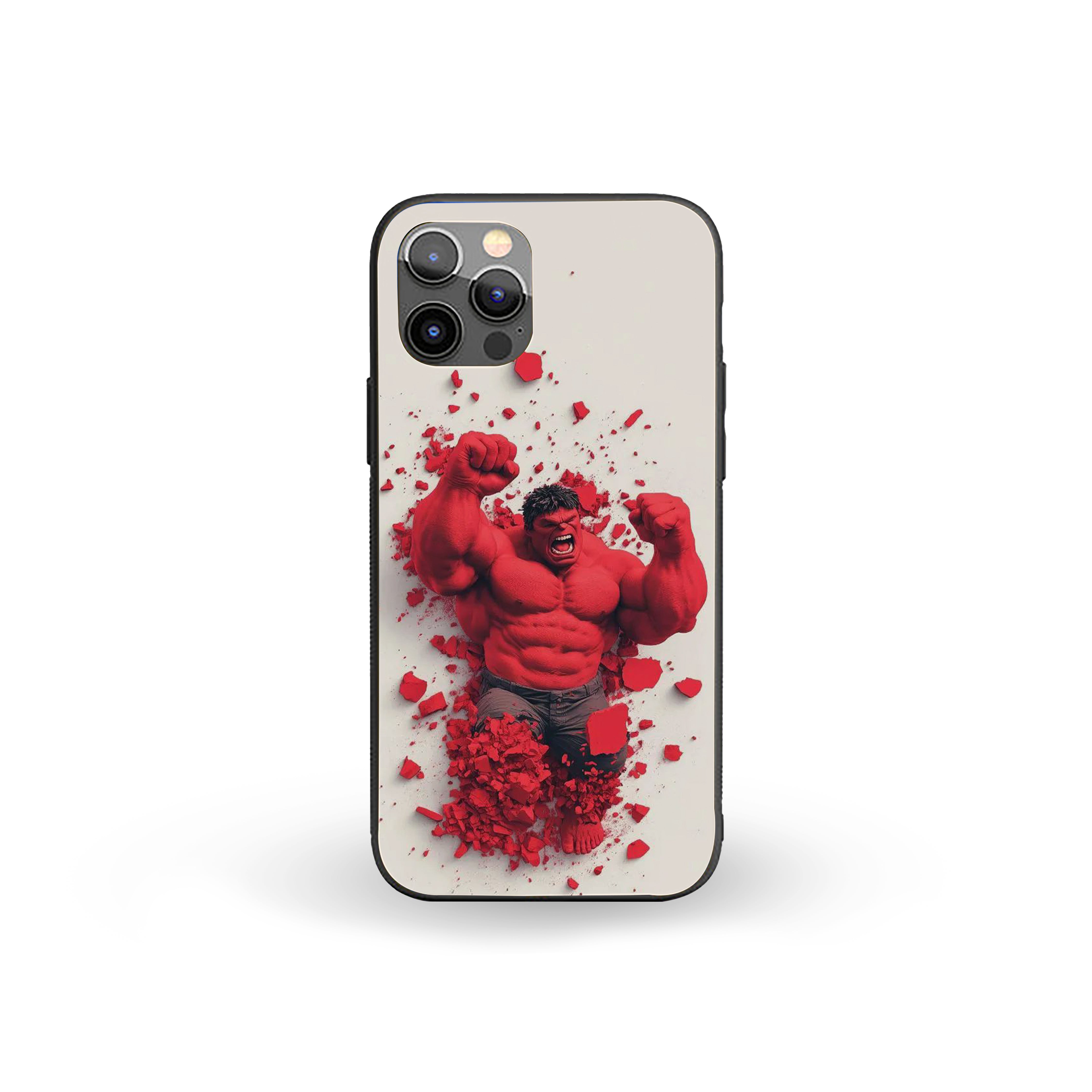 Hulk Smash Through Silicone Armored Phone Case