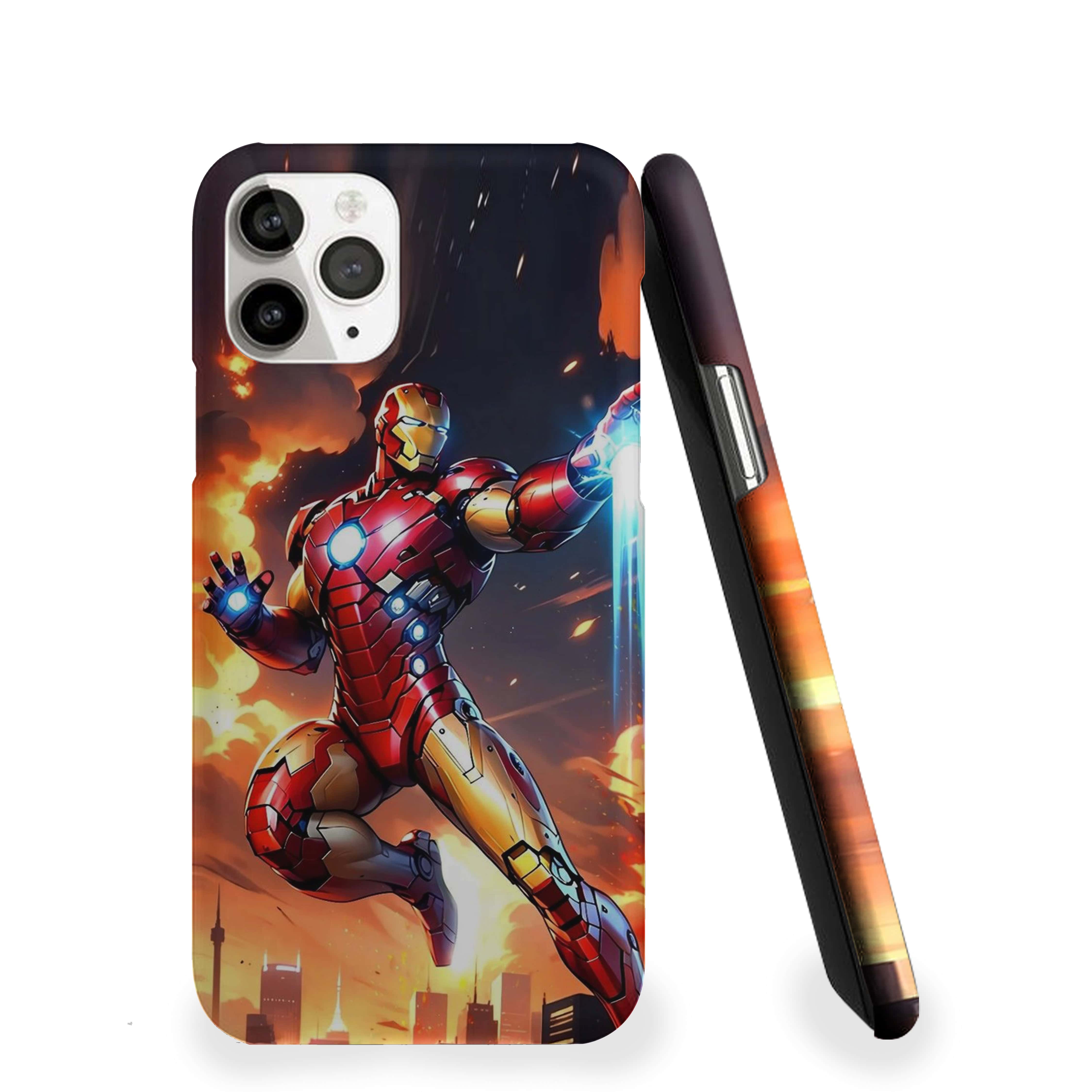 Iron Man Emitting Energy Blasts Phone Cover