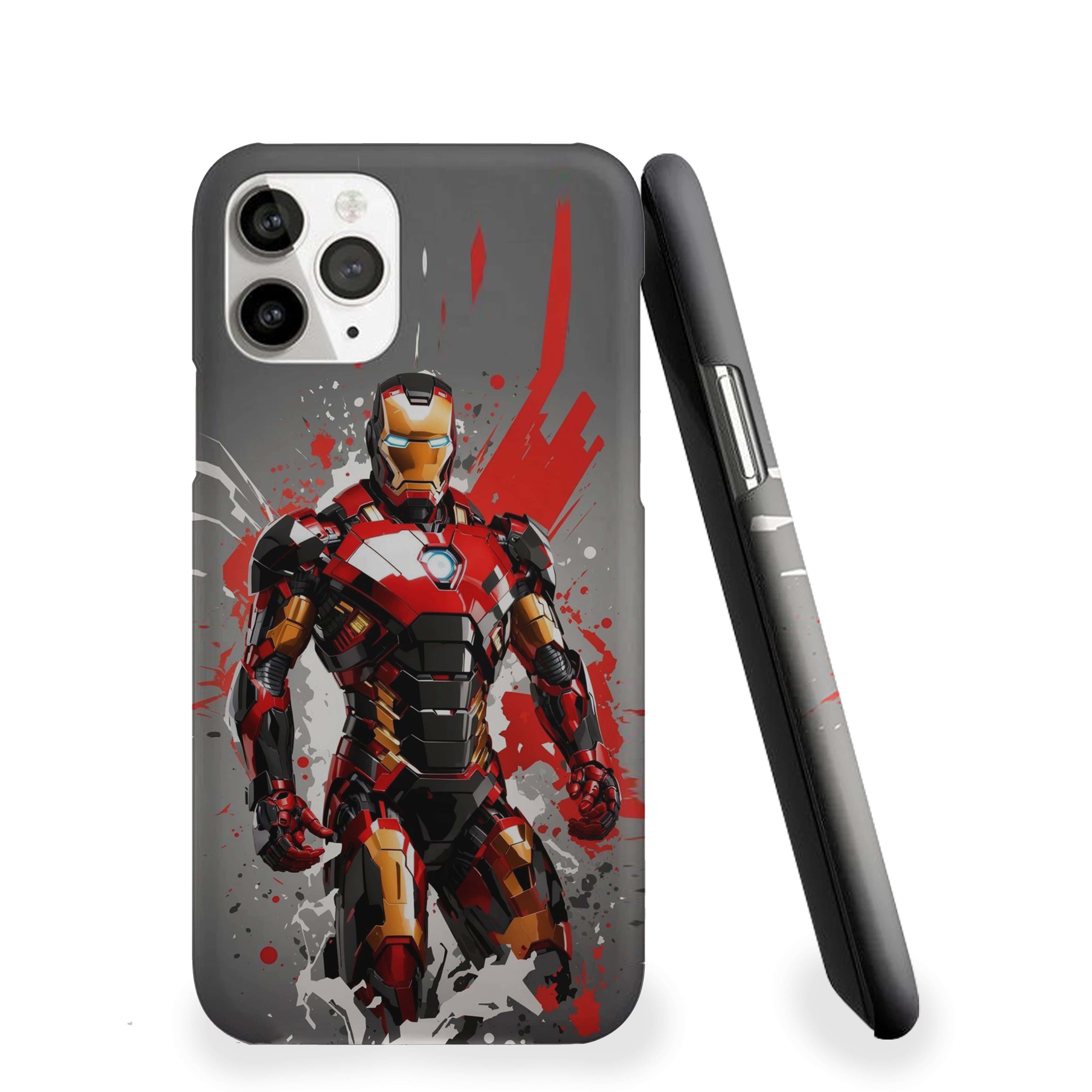 Iron Man In A Dynamic Stance Phone Cover