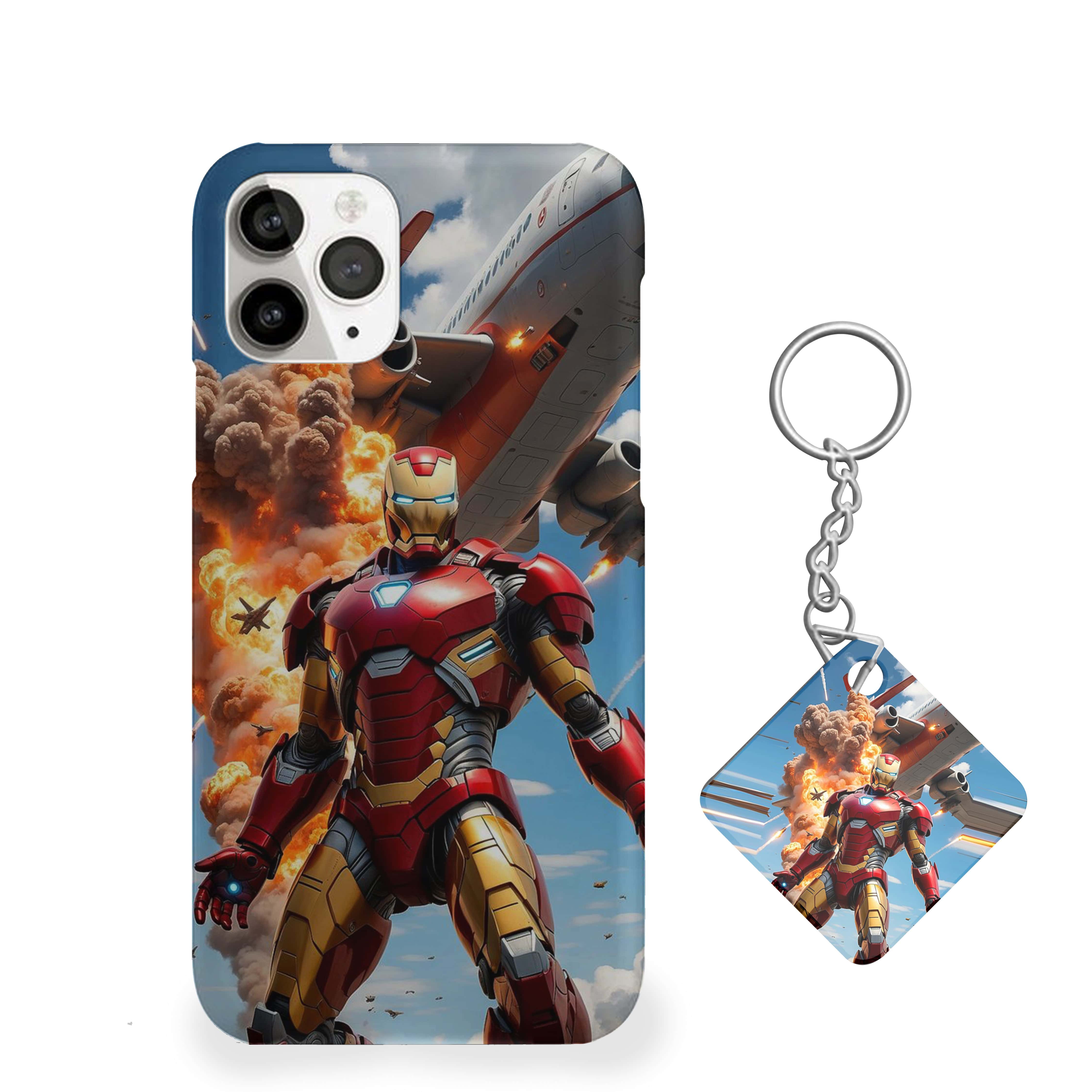 Iron Man Aerial Battle Scene Phone Cover