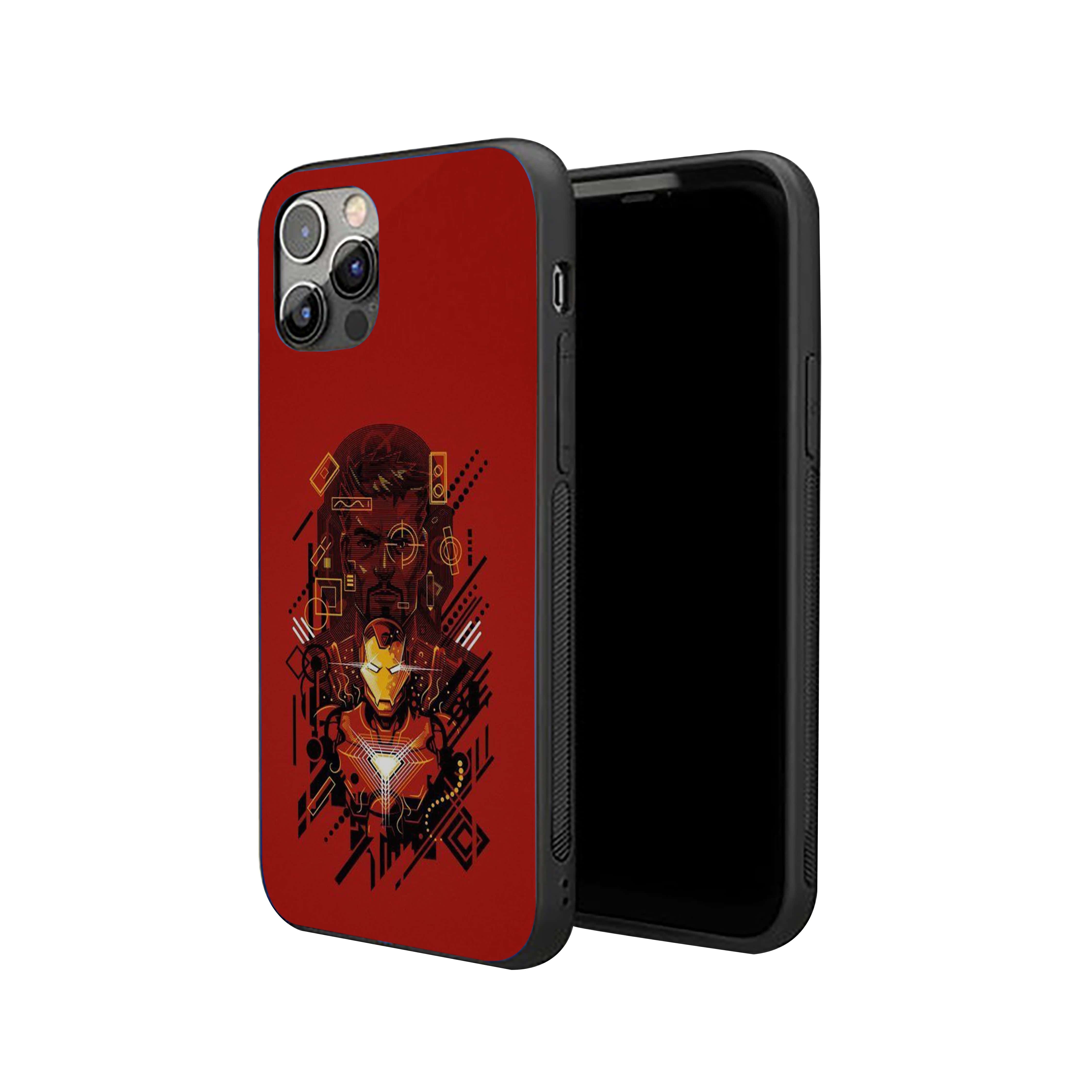 Iron Man Stylized Representation Silicone Armored Phone Case