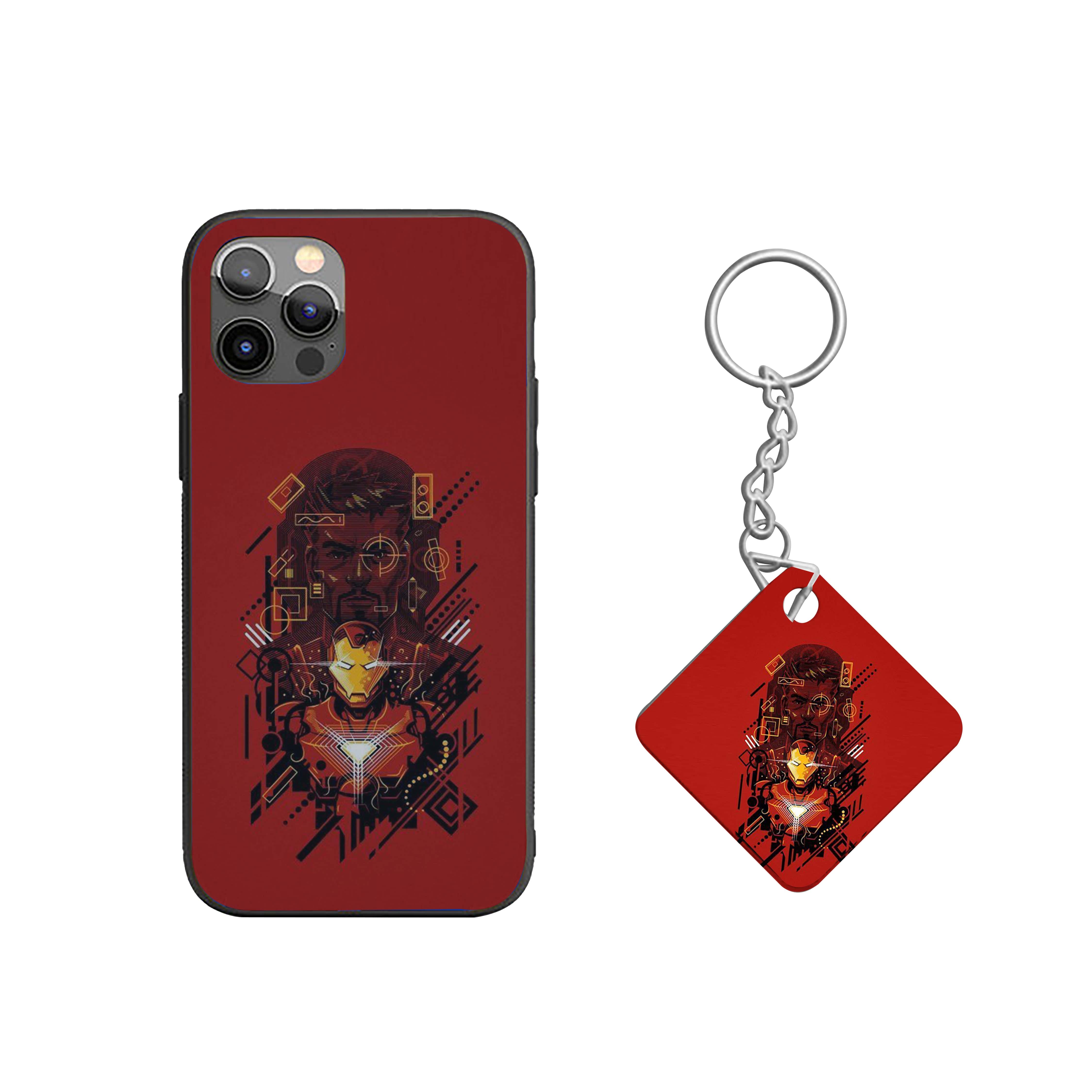 Iron Man Stylized Representation Silicone Armored Phone Case