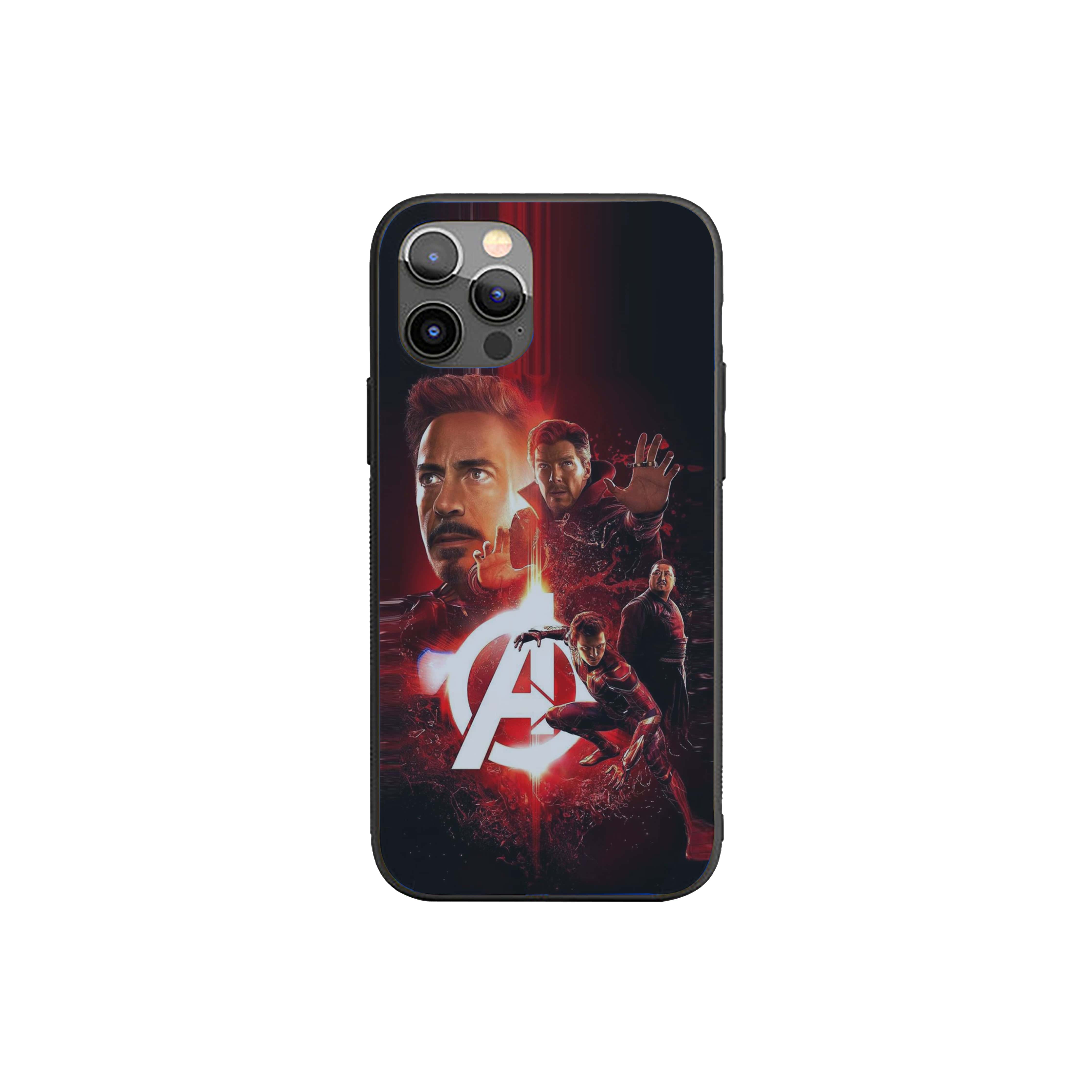 Iron Man And Doctor Strange Silicone Armored Phone Case