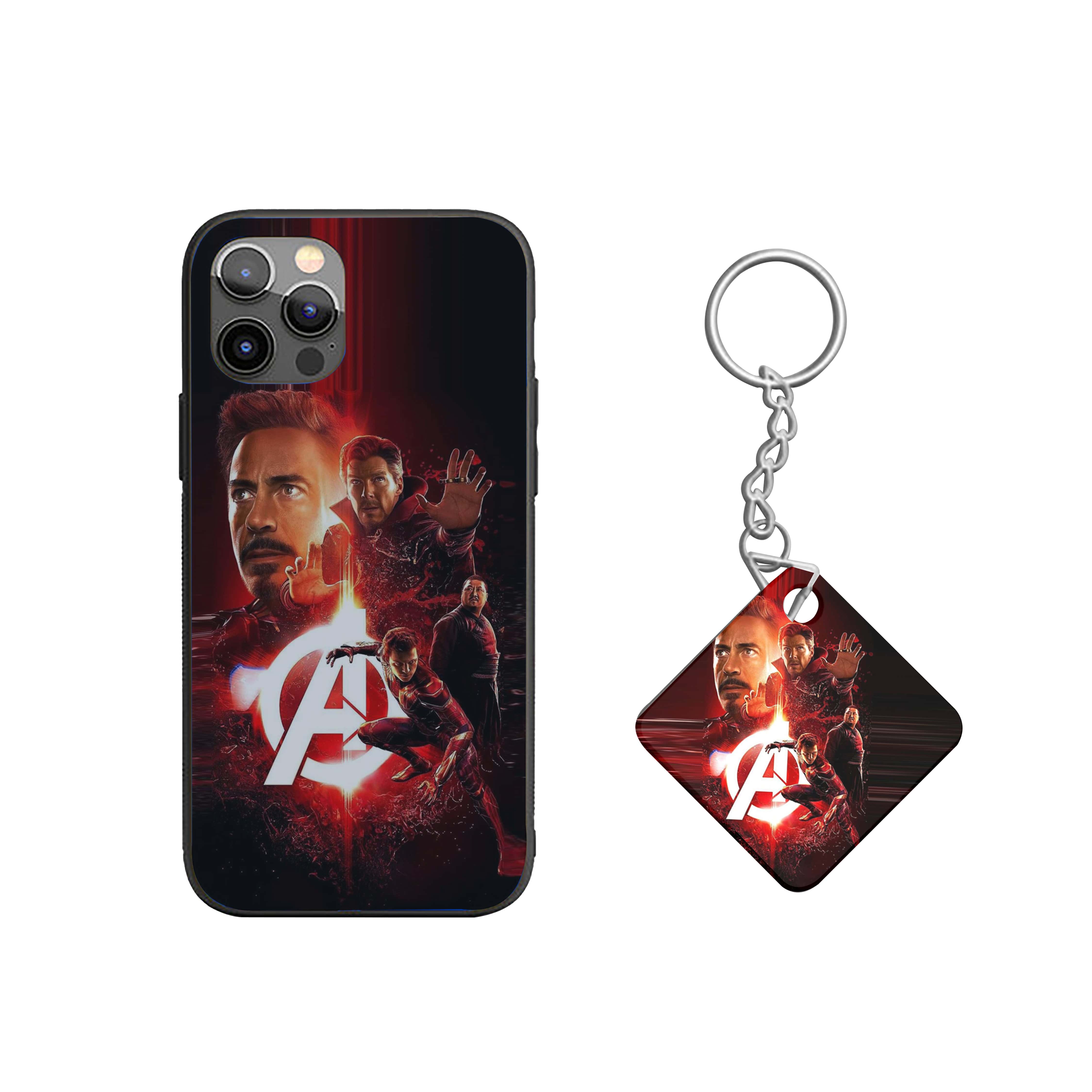 Iron Man And Doctor Strange Silicone Armored Phone Case