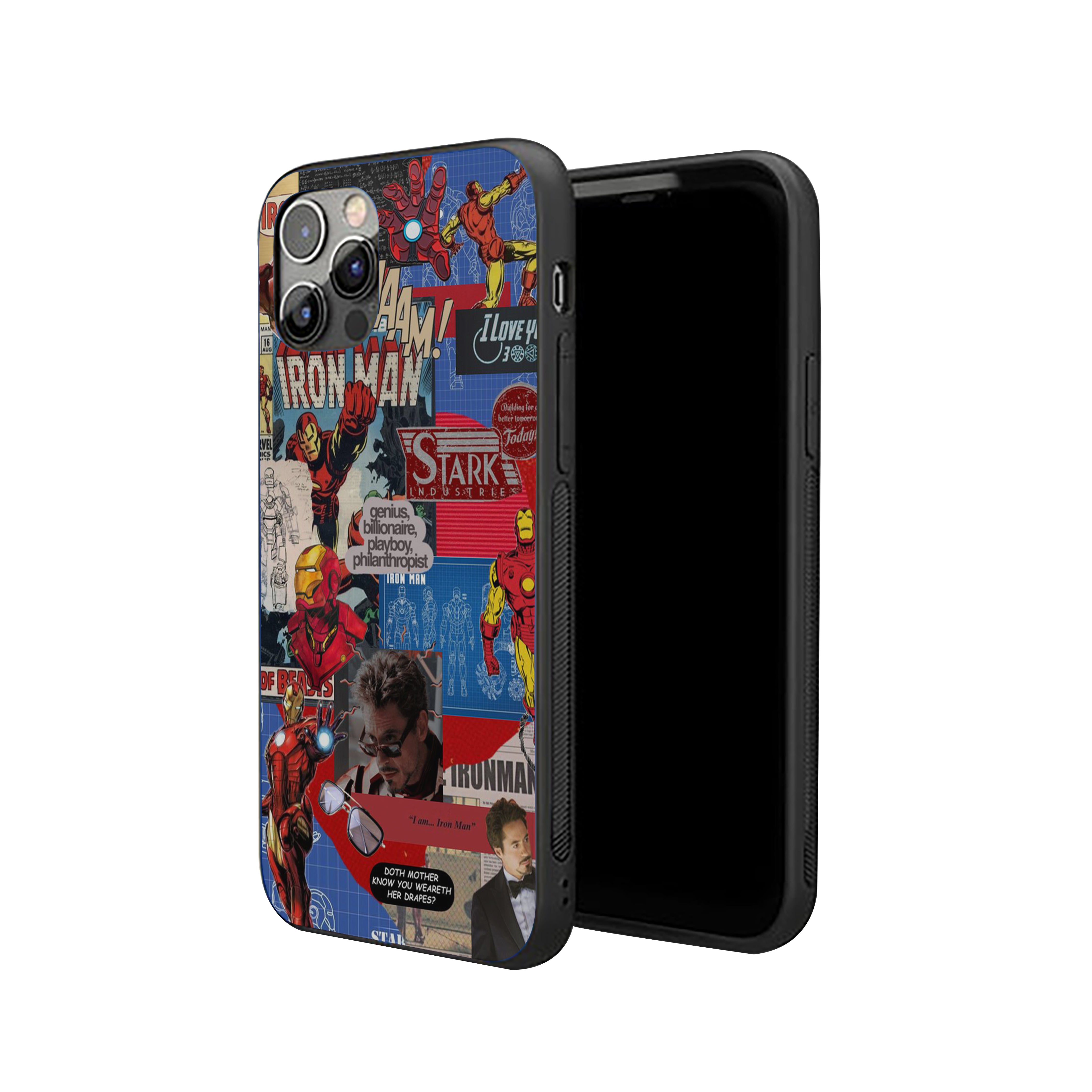 Stark Legacy Iron Man Silicone Armored Phone Case