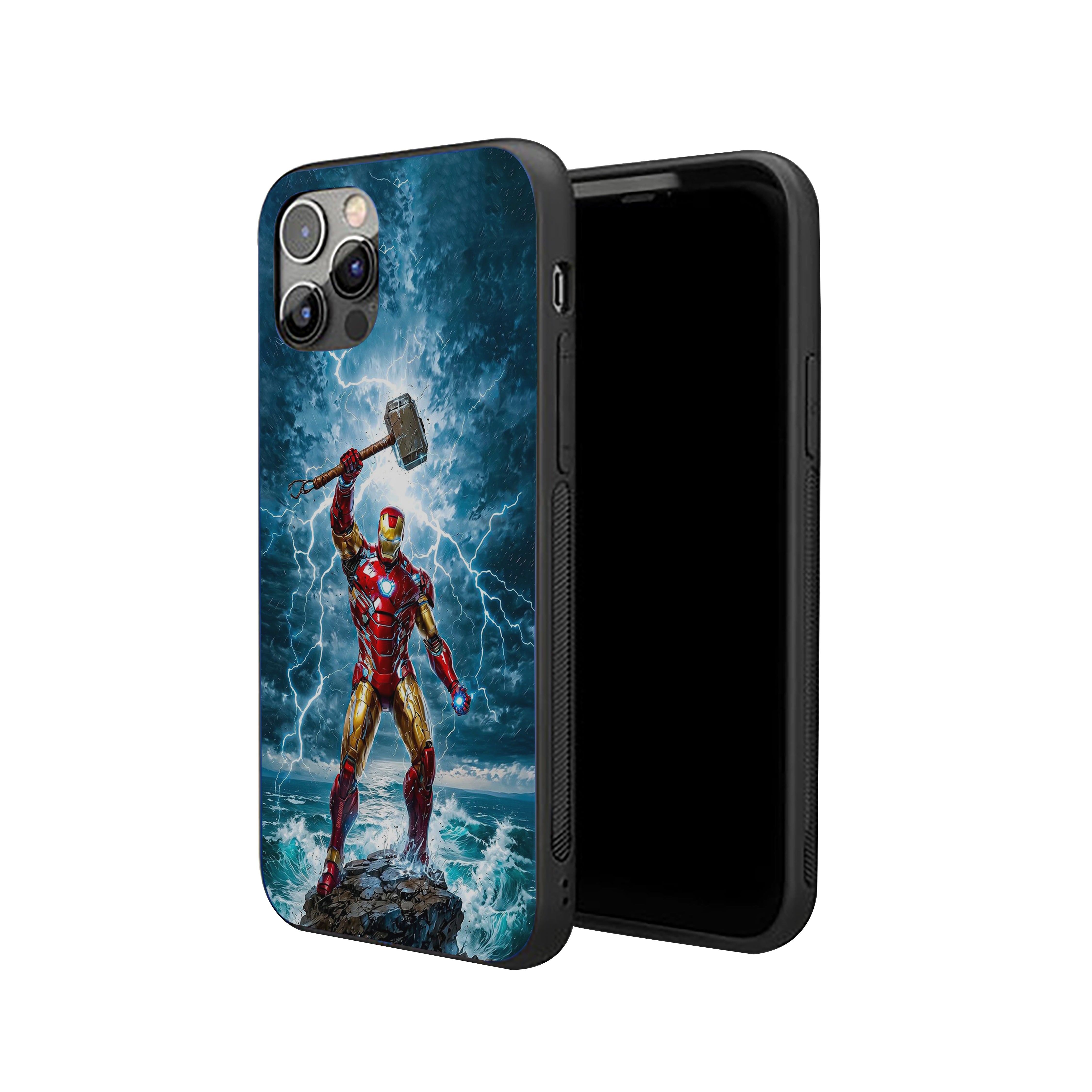 Worthy Armor Iron Man Silicone Armored Phone Case