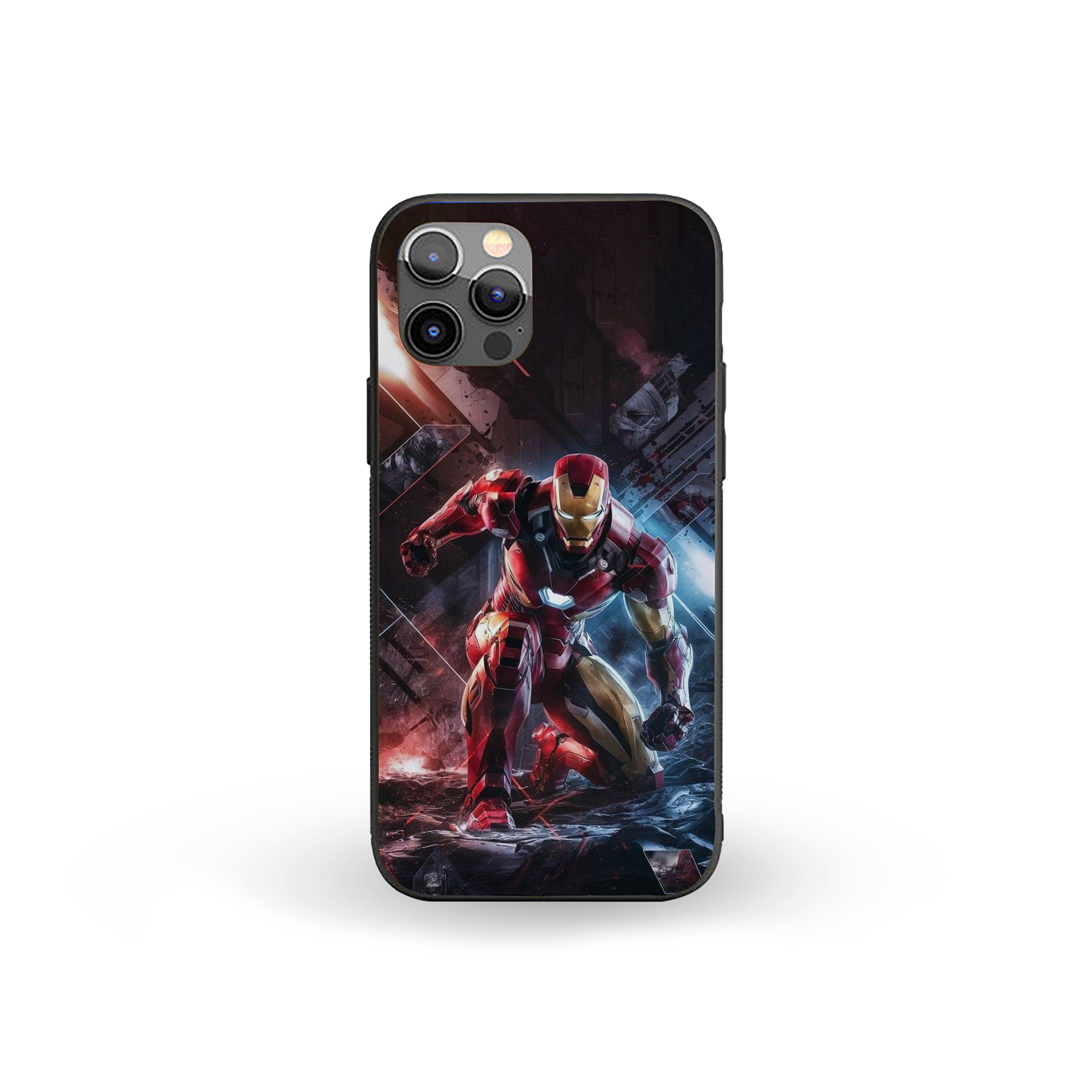 Impact Landing Iron Man Silicone Armored Phone Case