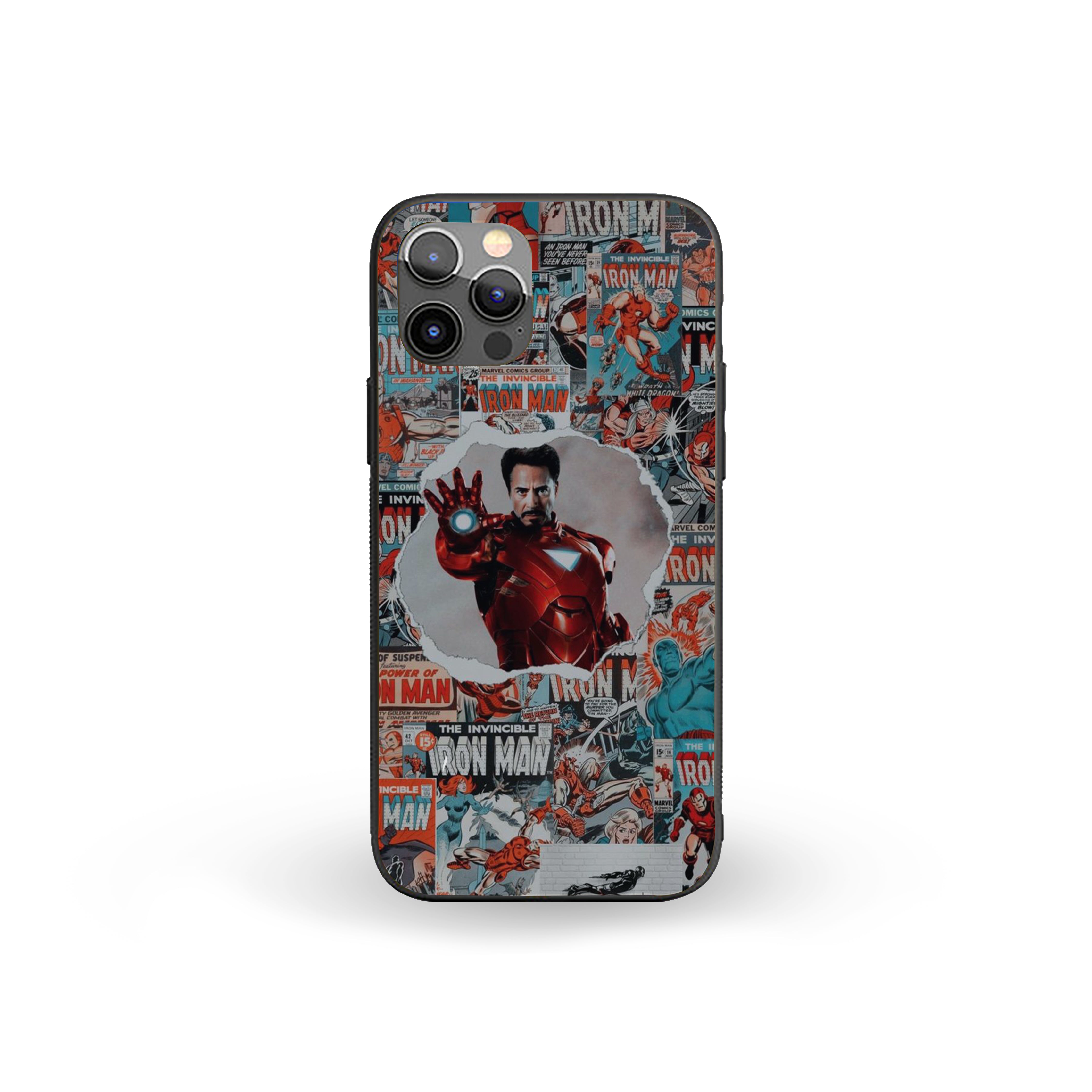 Timeless Armor Iron Man Silicone Armored Phone Case