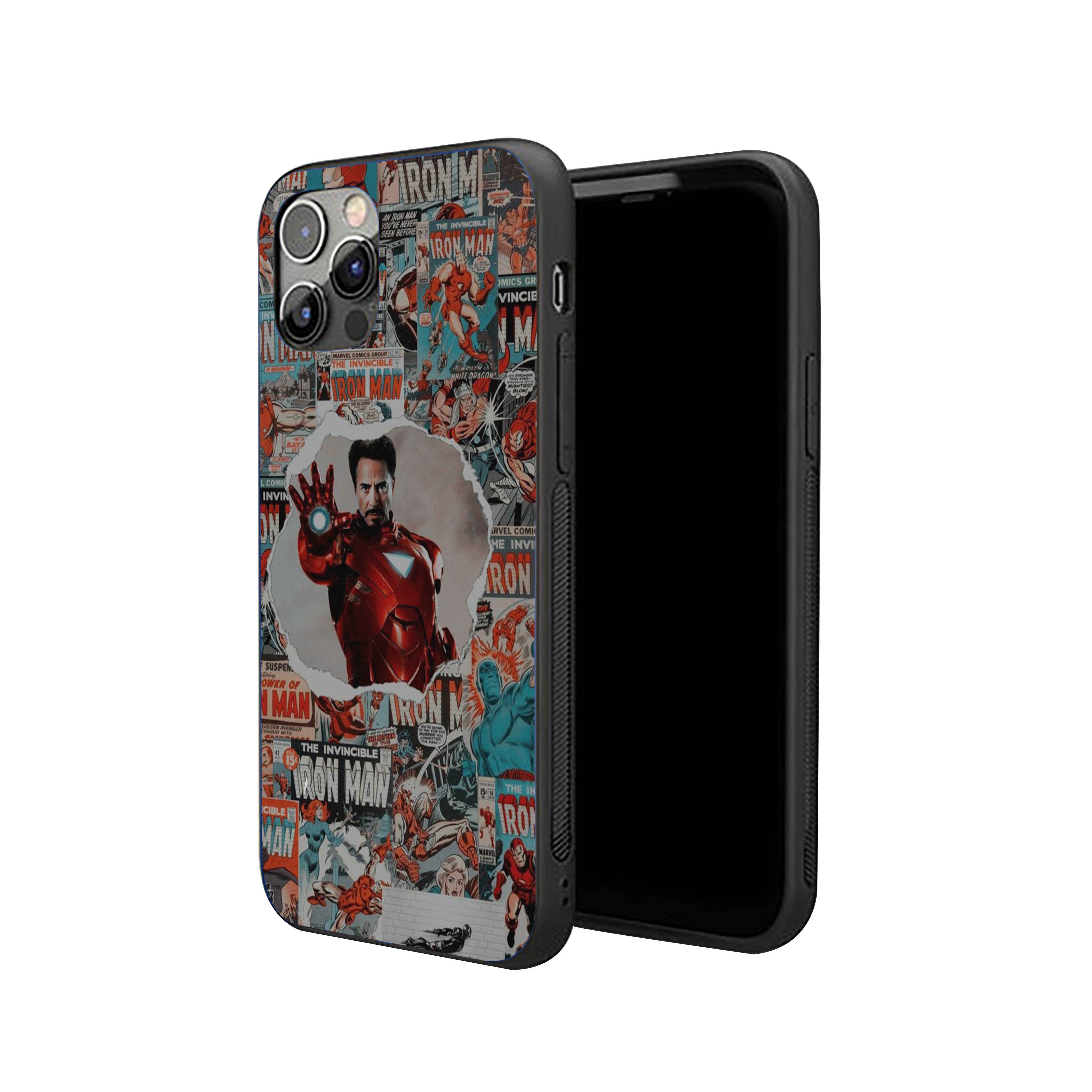 Timeless Armor Iron Man Silicone Armored Phone Case