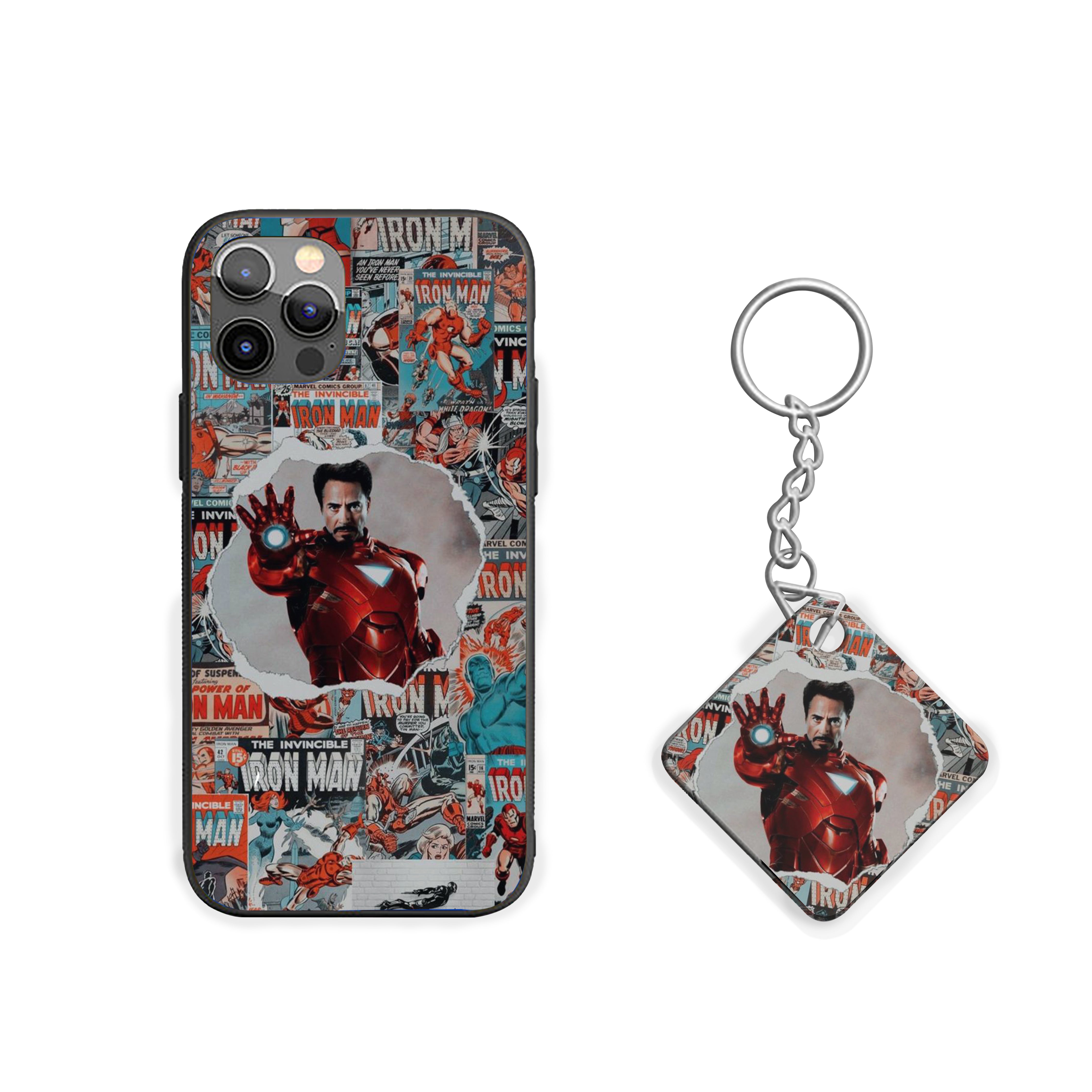 Timeless Armor Iron Man Silicone Armored Phone Case
