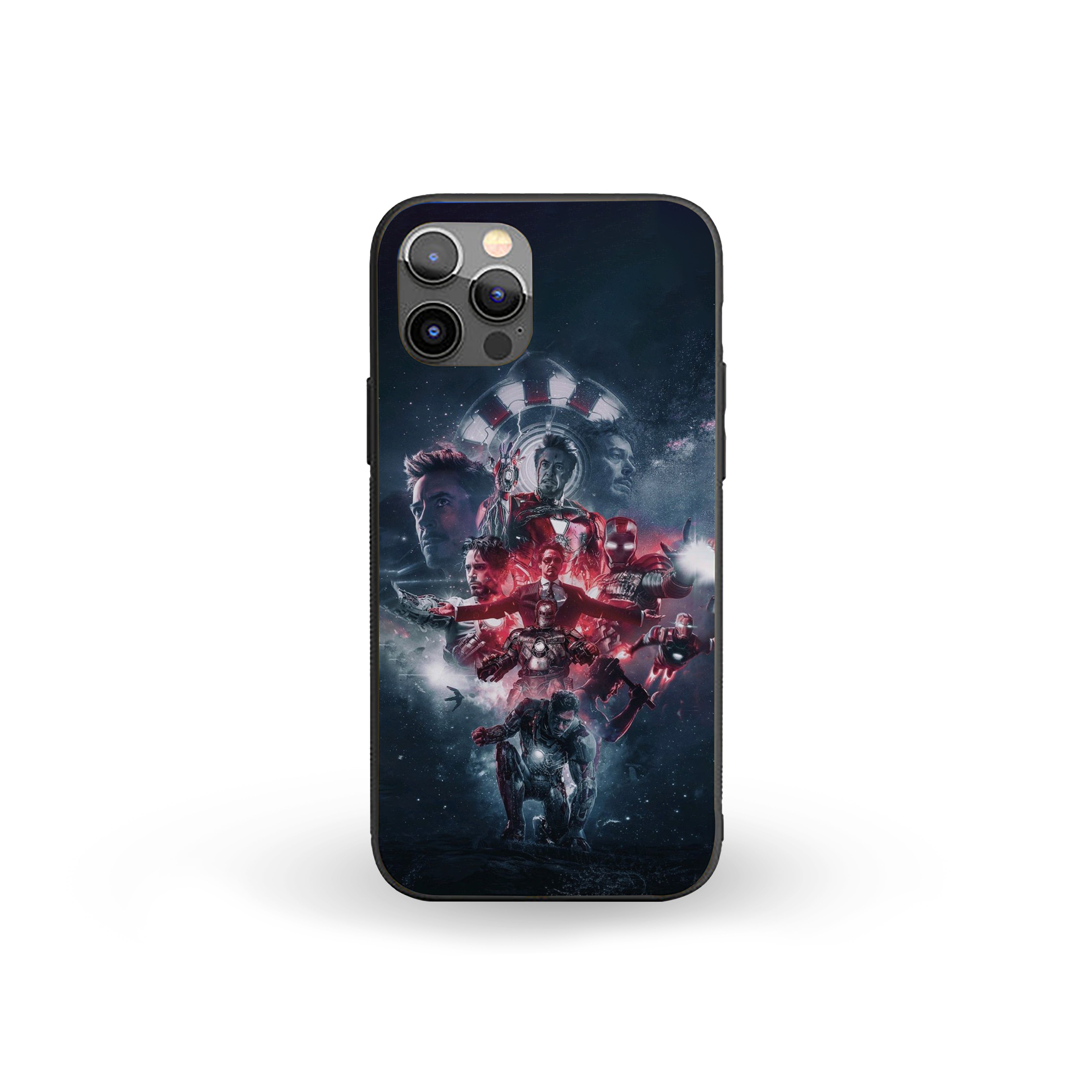 Legends Collide Iron Man Silicone Armored Phone Case