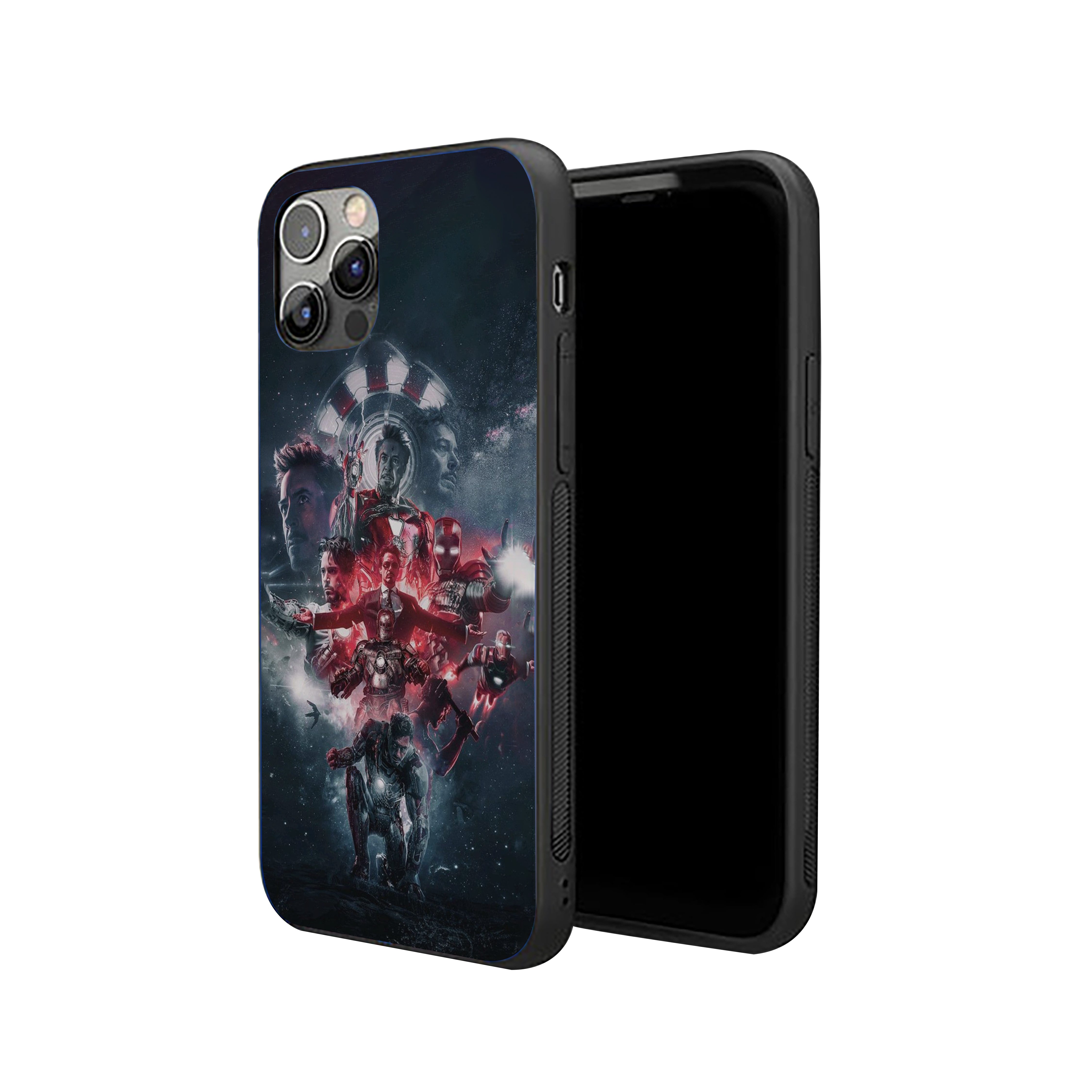 Legends Collide Iron Man Silicone Armored Phone Case