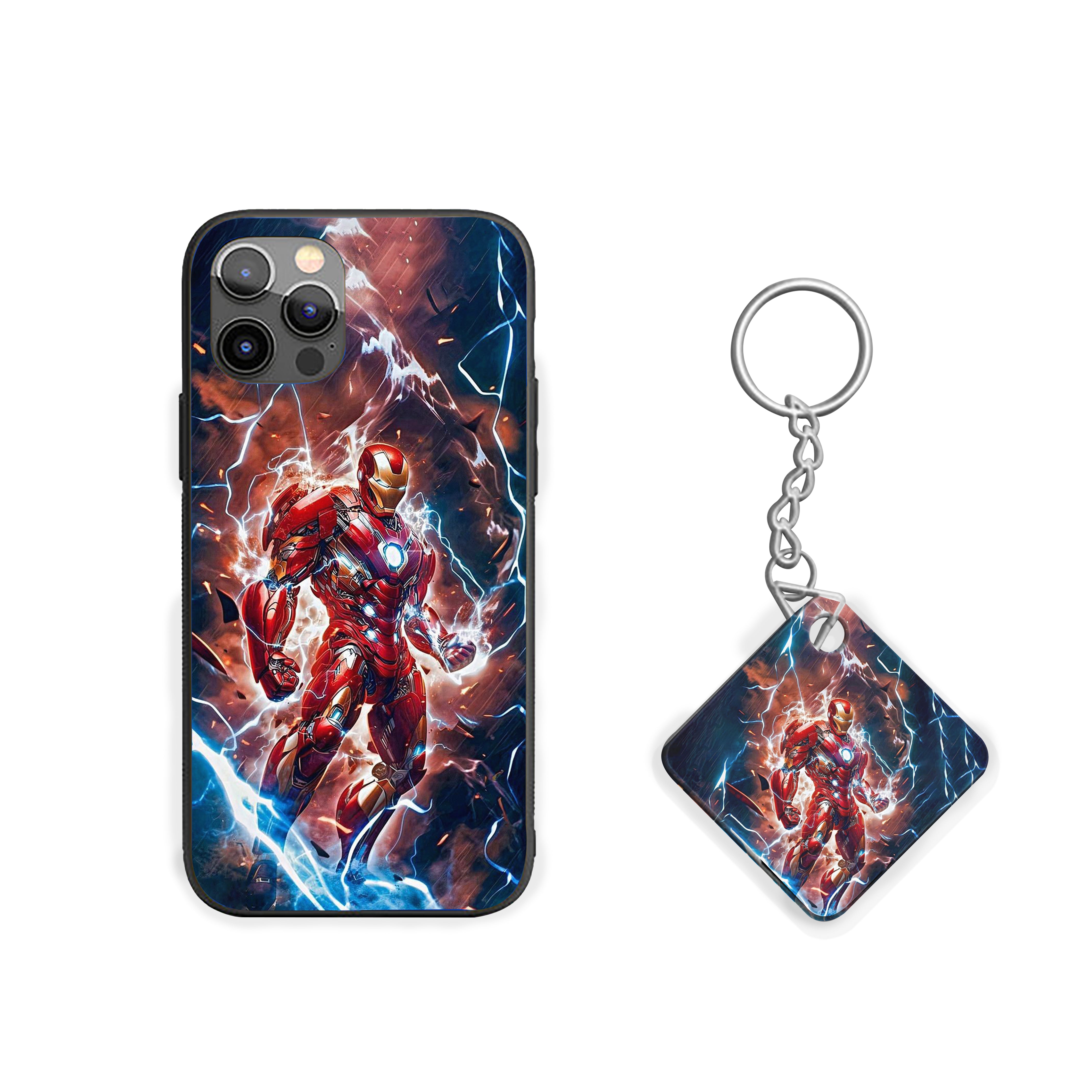 Retro Armor Assault Iron Man Silicone Armored Phone Case