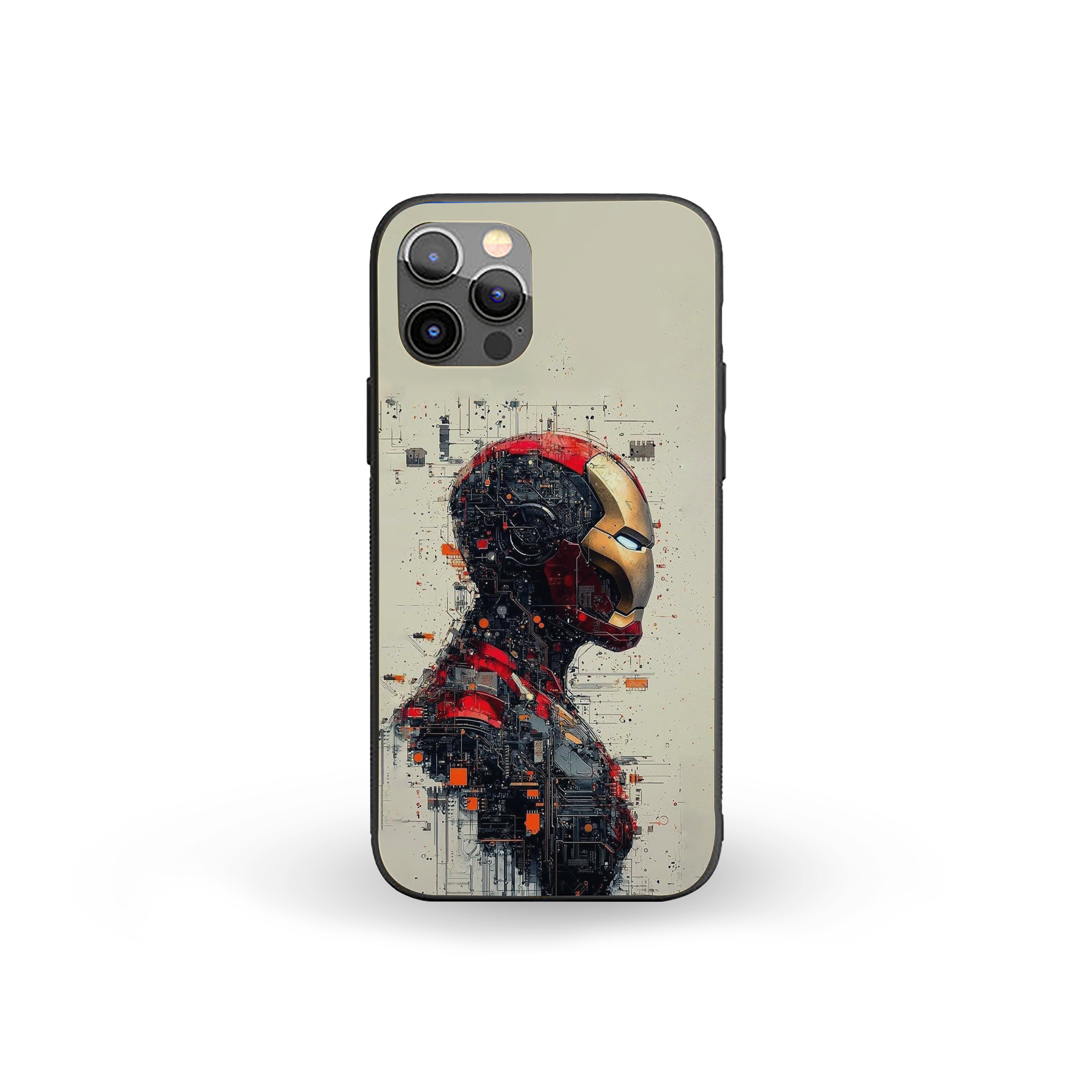 Digital Armor Iron Man Silicone Armored Phone Case