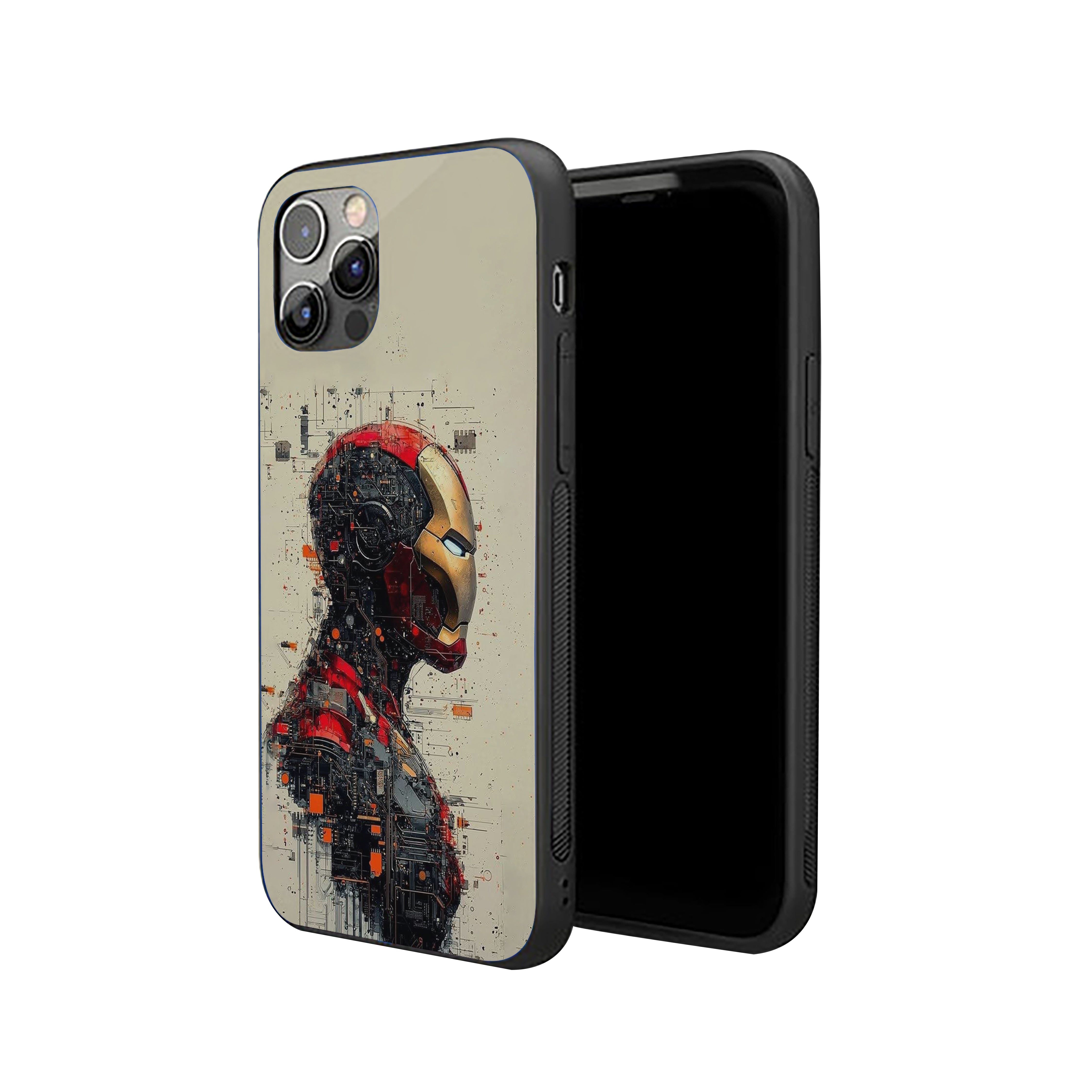 Digital Armor Iron Man Silicone Armored Phone Case